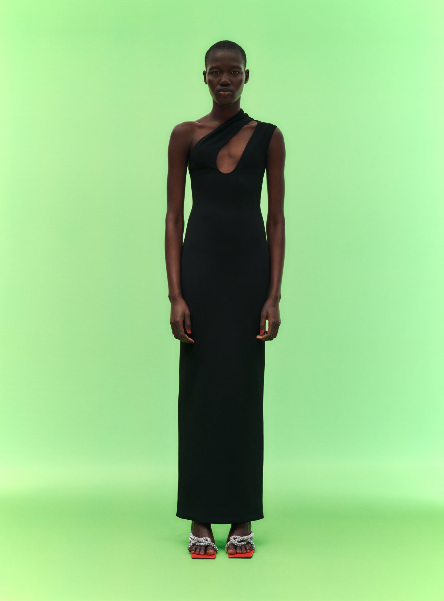The Krista Maxi Dress in Black