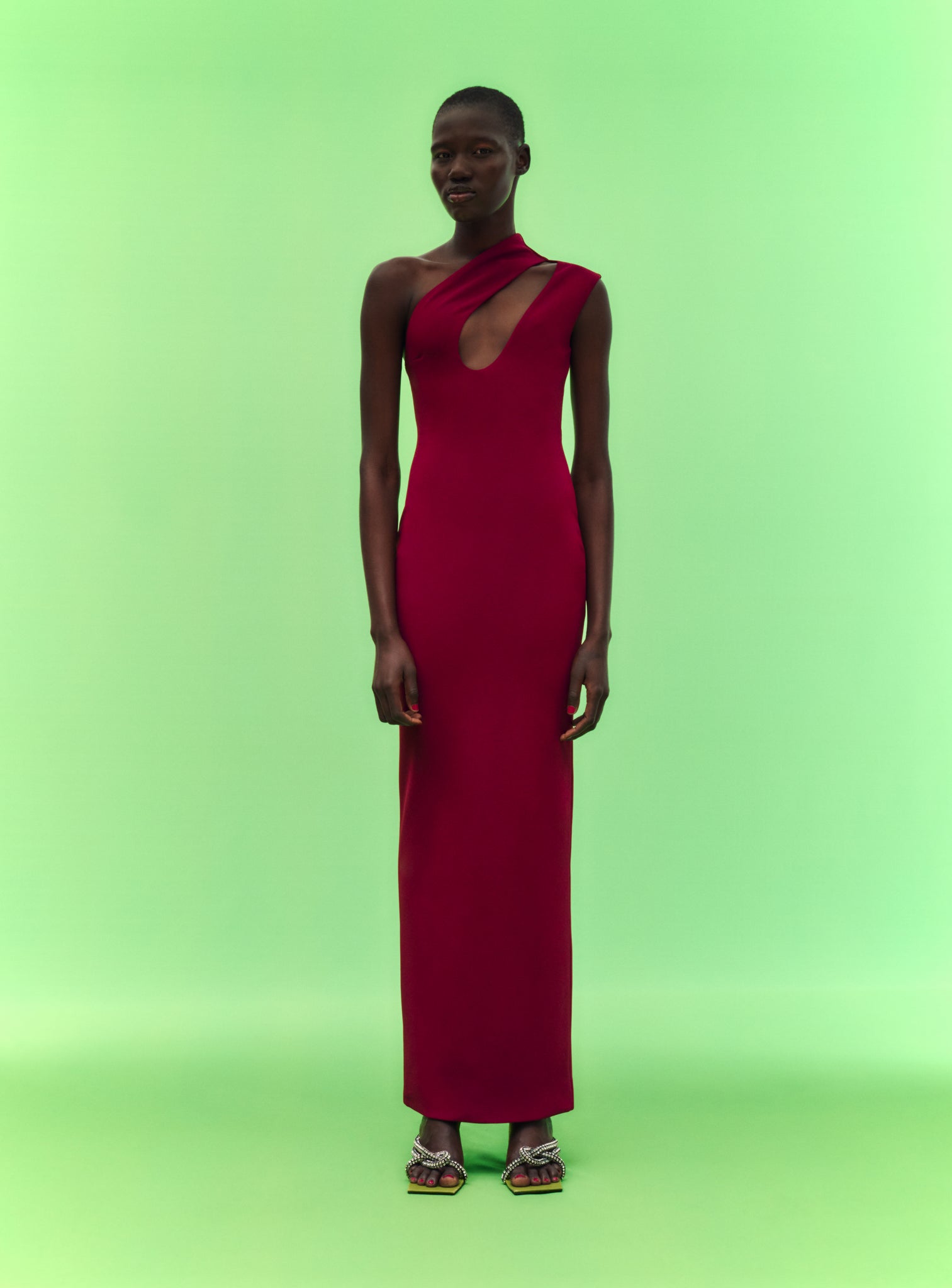 The Krista Maxi Dress in Mulberry