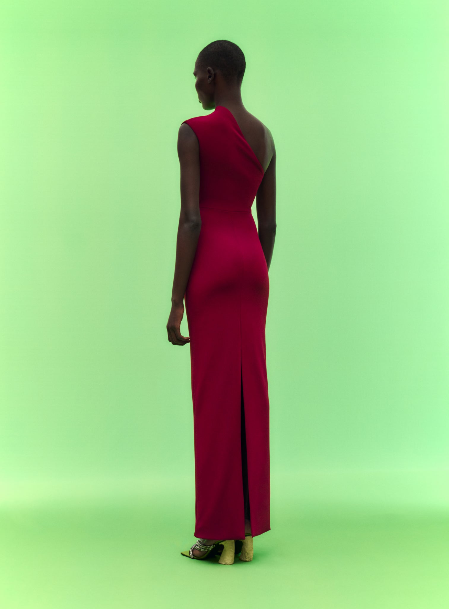 The Krista Maxi Dress in Mulberry