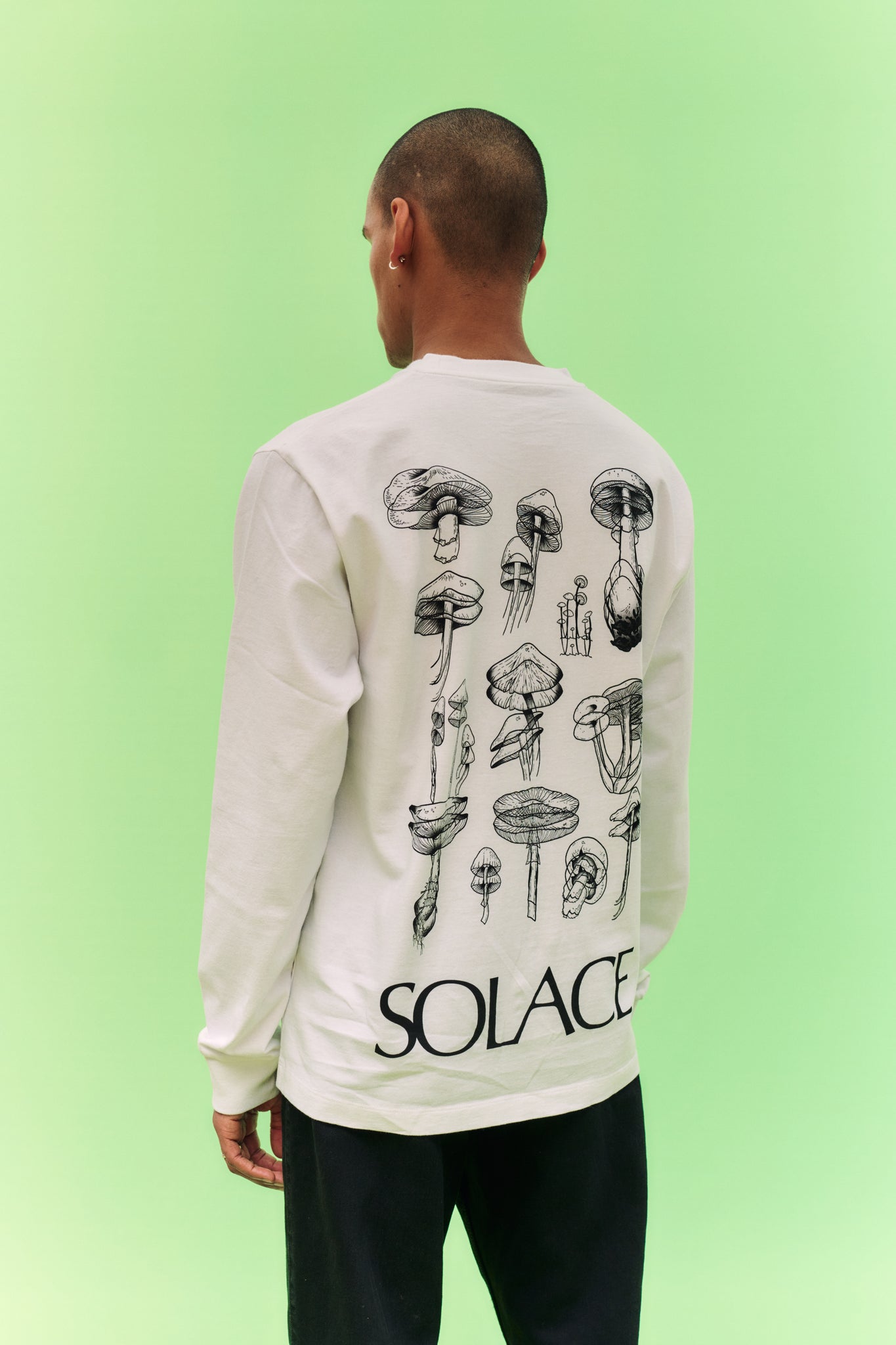 Solace London x James Carver White Tee