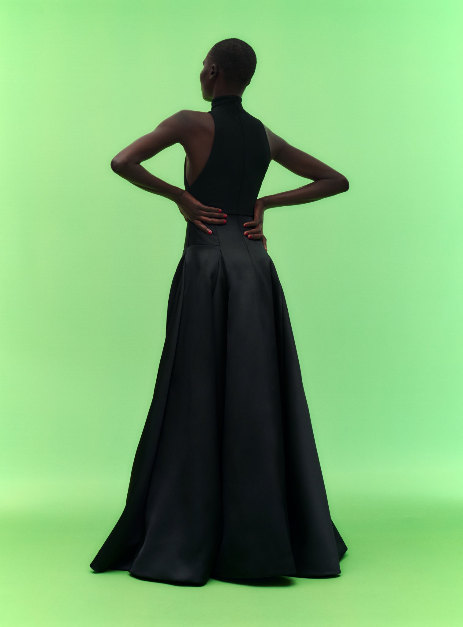 The Daya Maxi Dress in Black