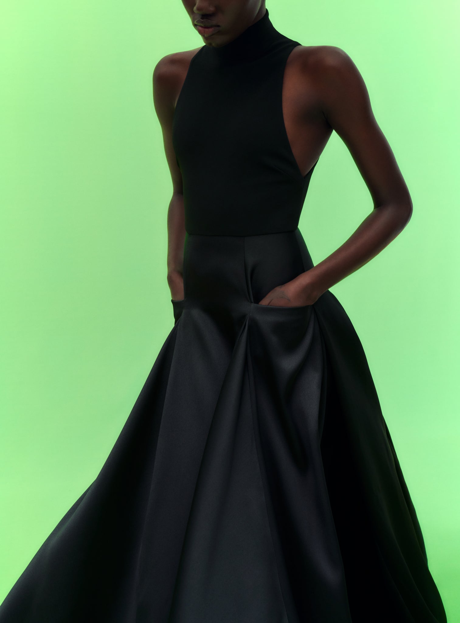 The Daya Maxi Dress in Black
