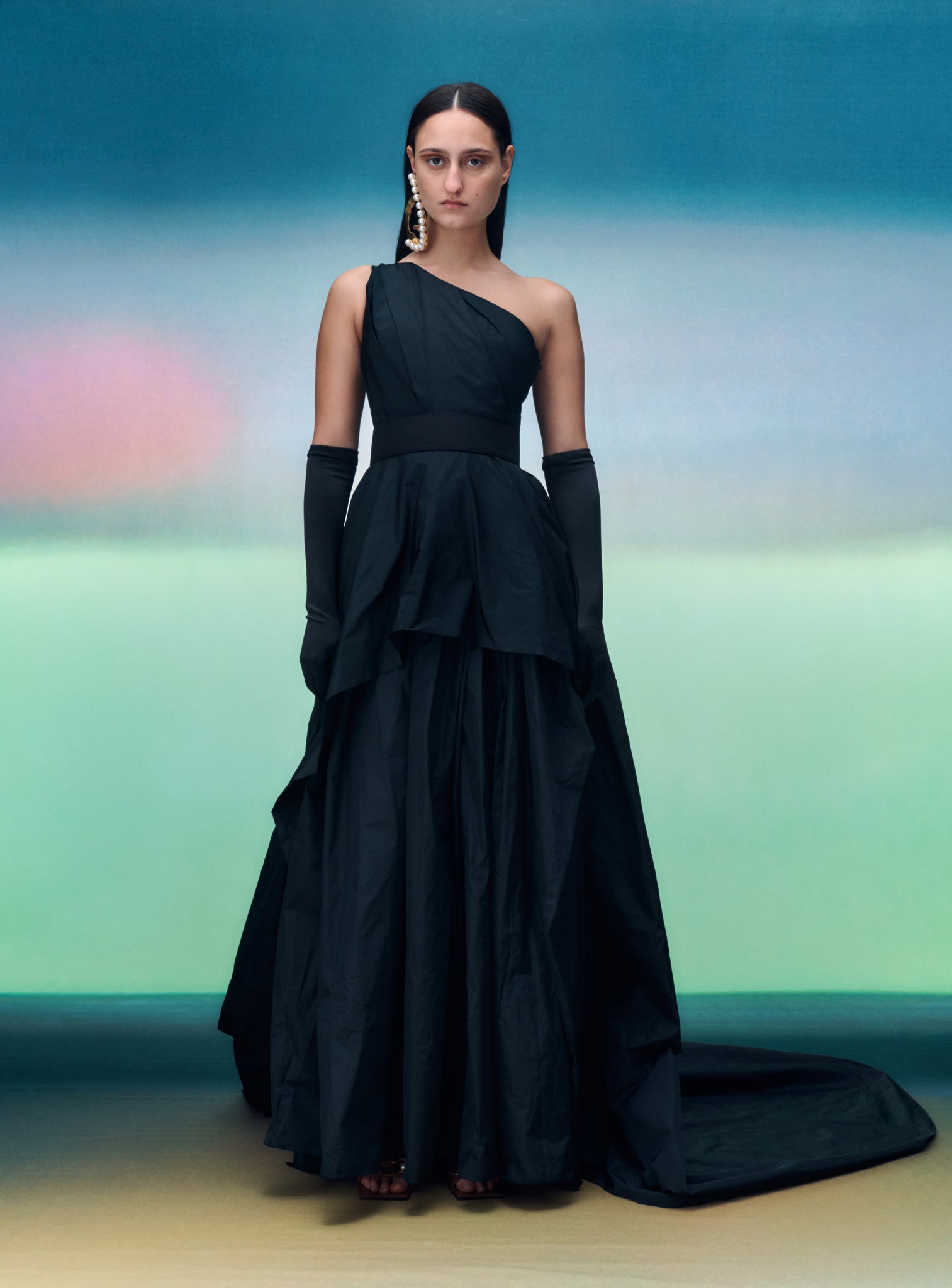 The Xelia Maxi Dress in Black