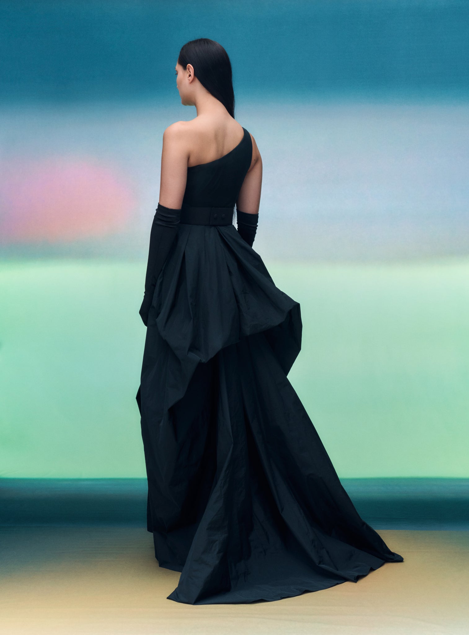 The Xelia Maxi Dress in Black