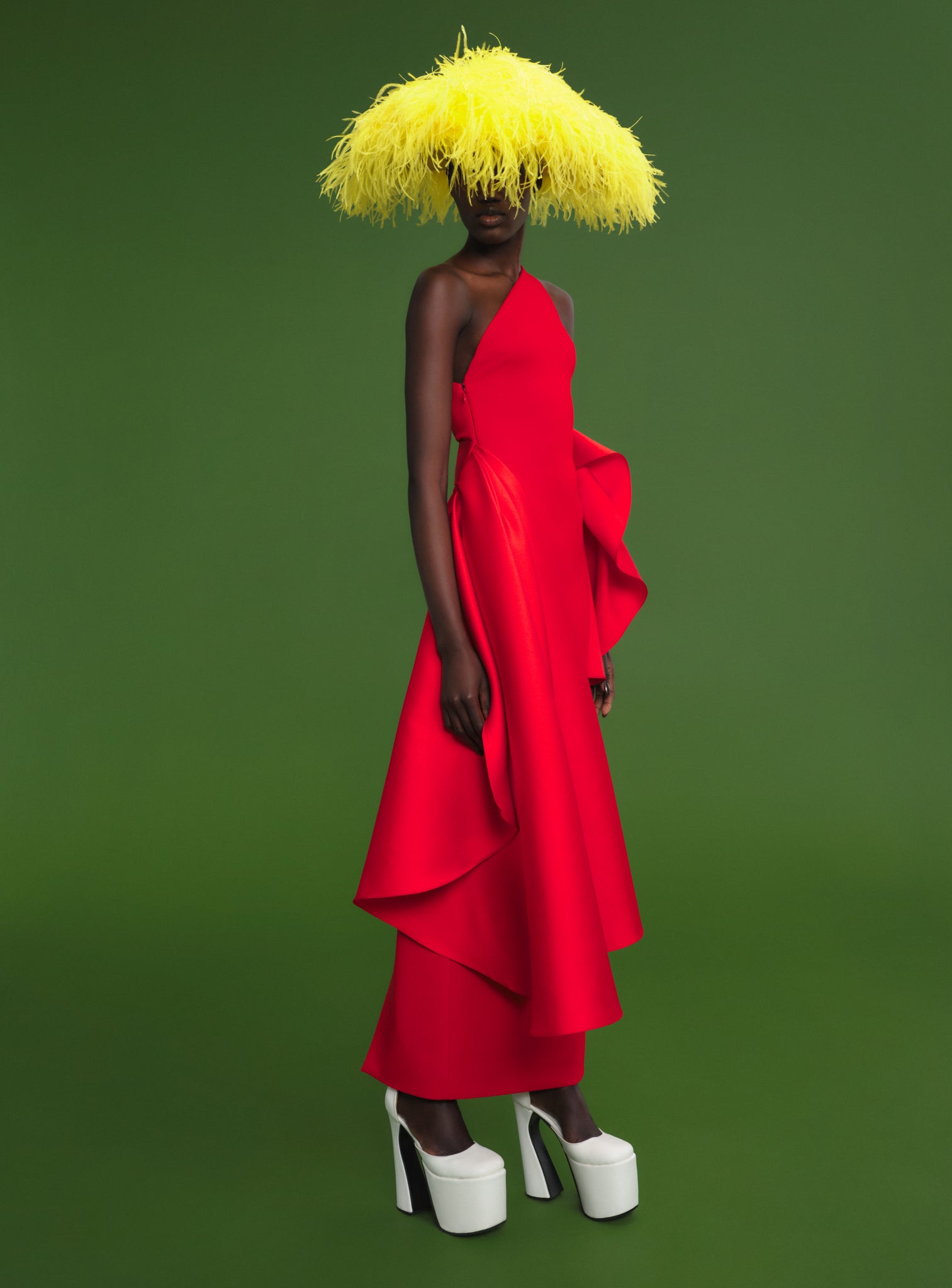 The Calla Maxi Dress in Red