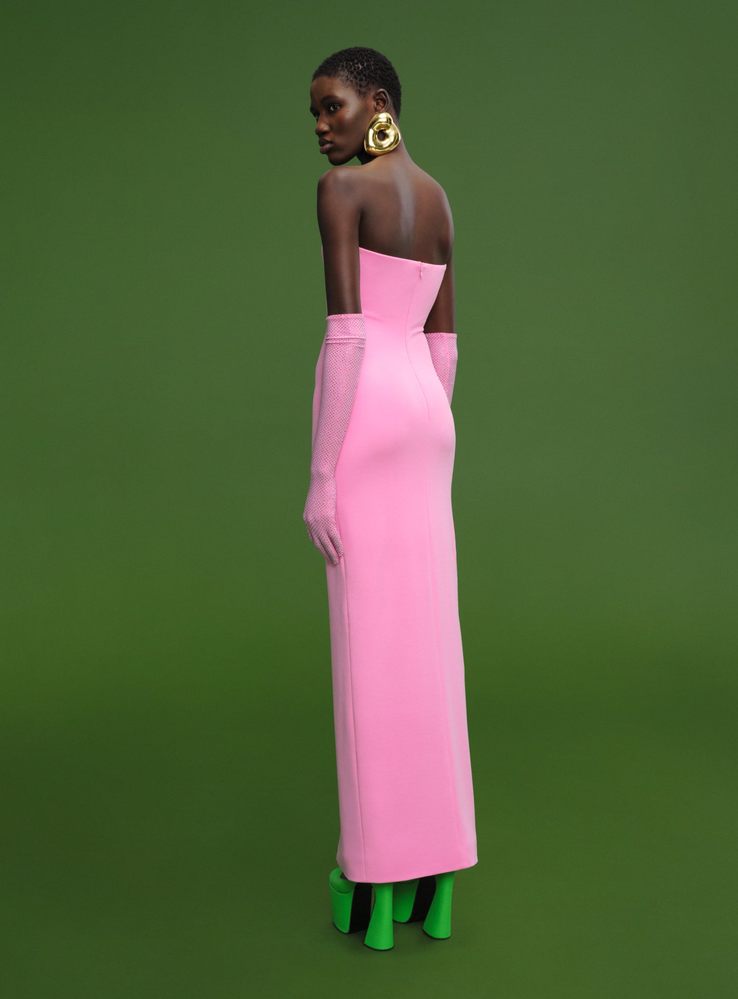 The Bysha Maxi Dress in Bubblegum