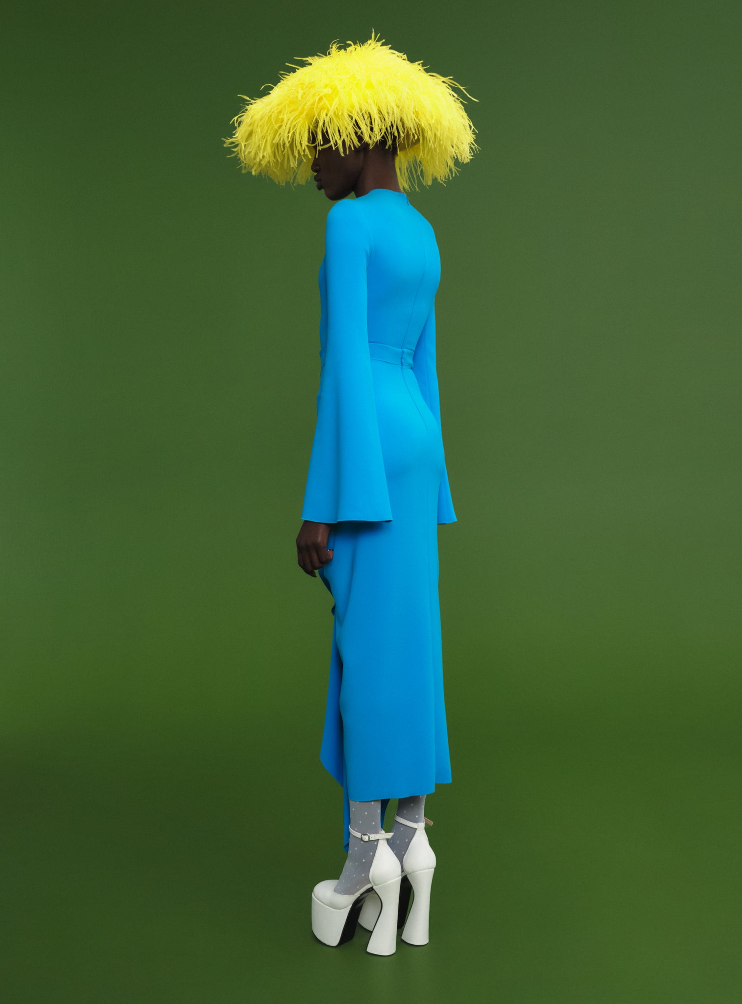 The Giana Skirt in Azure