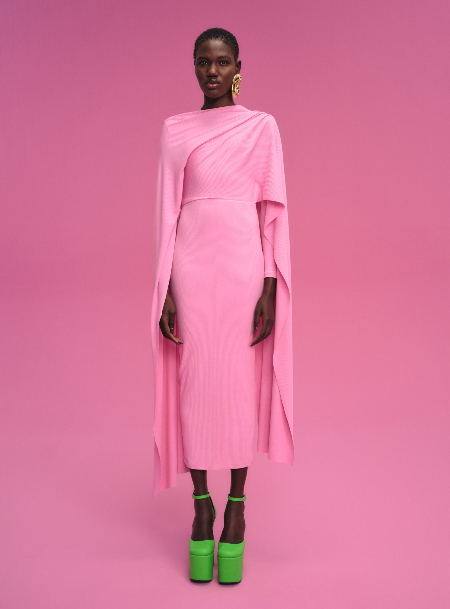The Tilda Midi Dress in Bubblegum