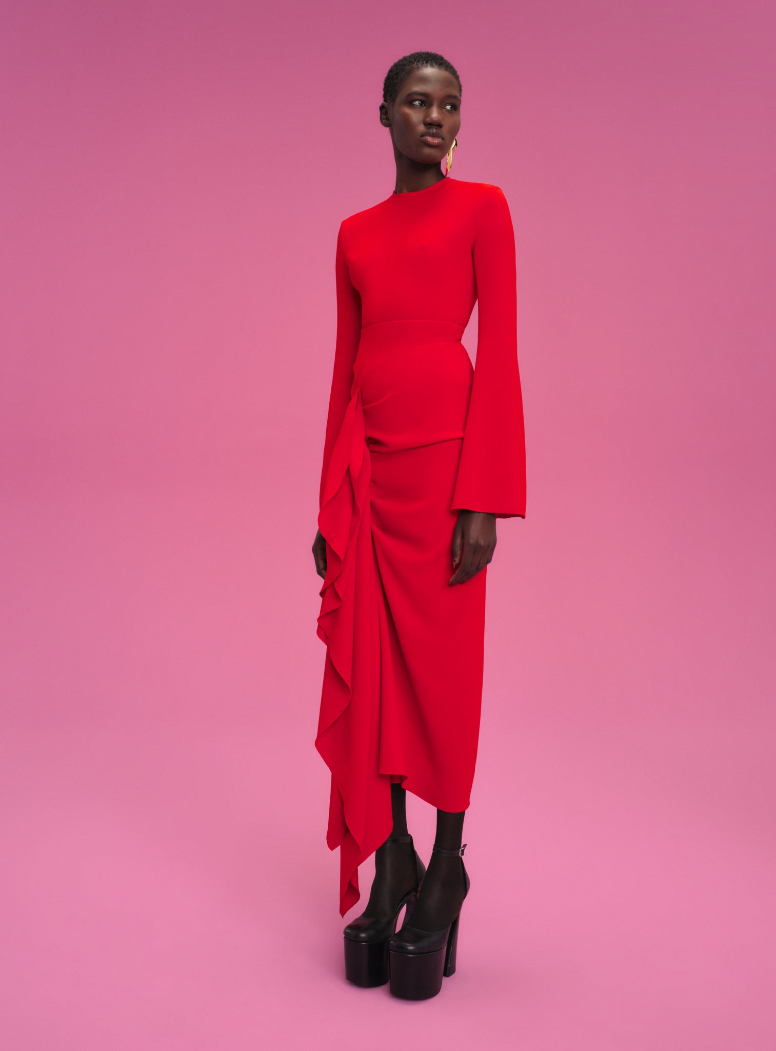 The Nahla Top in Red