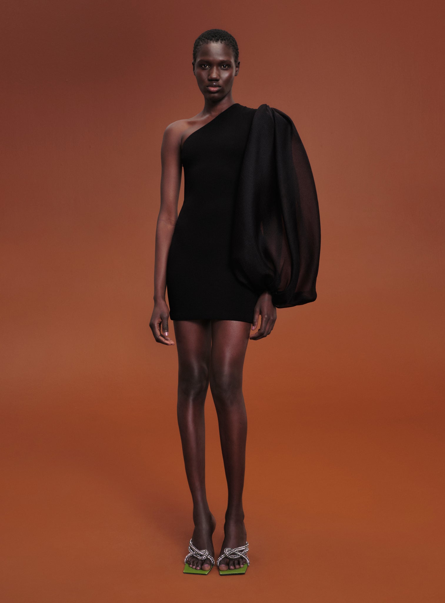 The Iona Mini Dress in Black Solace London The Iona Mini Dress in Black Solace London