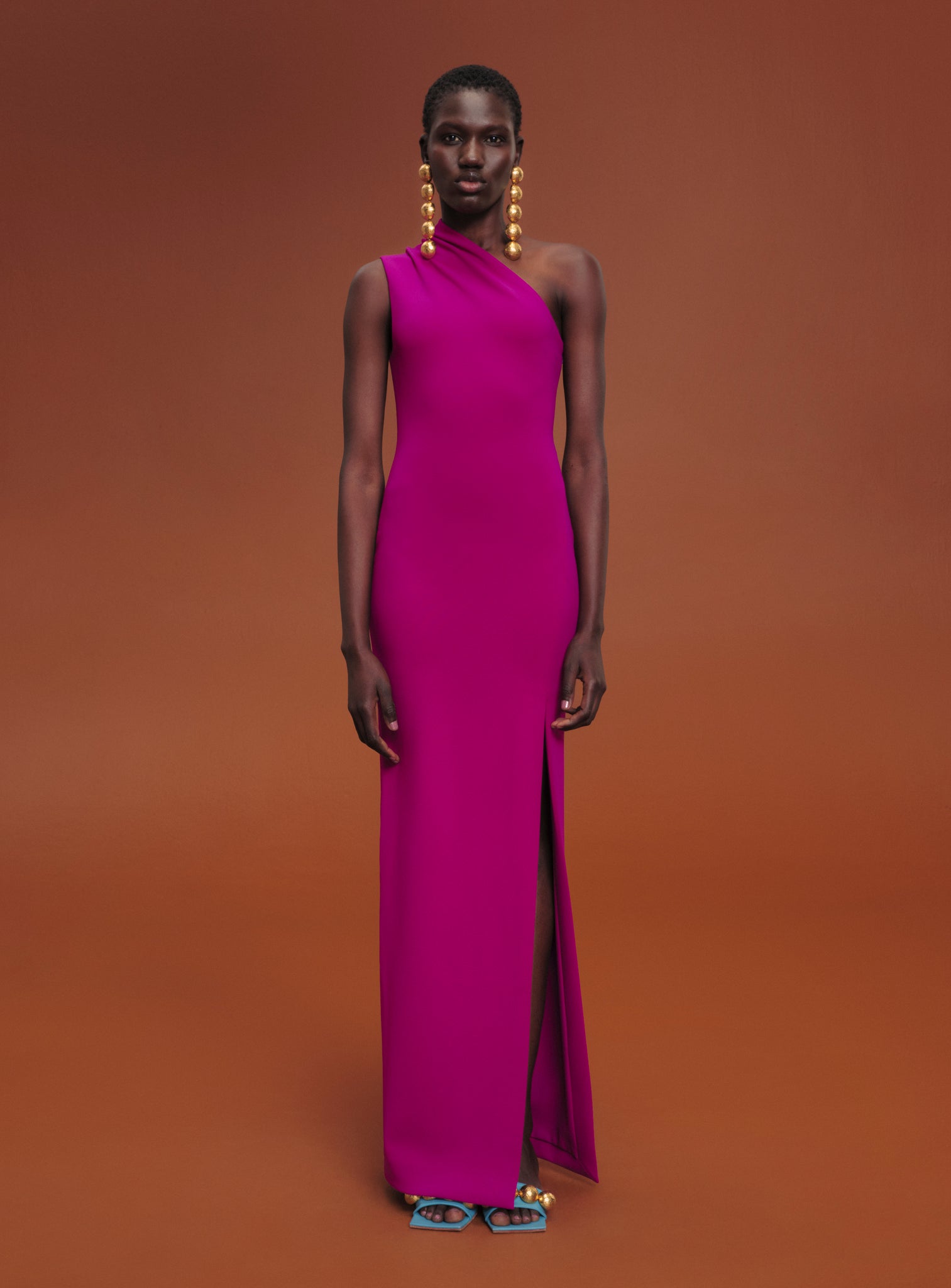 The Averie Maxi Dress in Purple