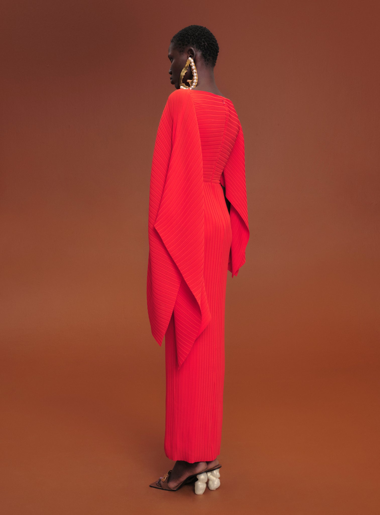 The Adami Maxi Dress in Red