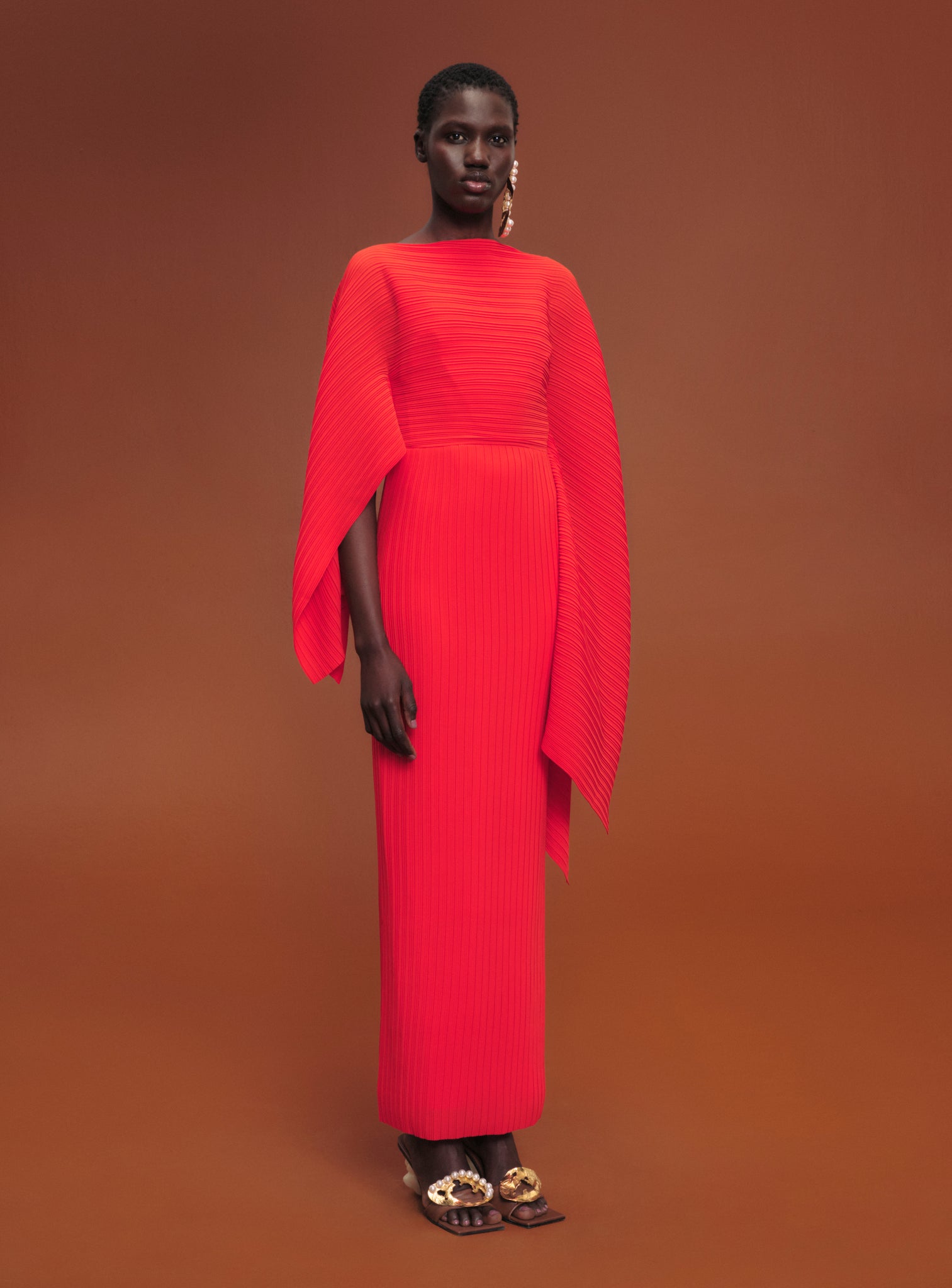 The Adami Maxi Dress in Red Solace London The Adami Maxi Dress in Red Solace London