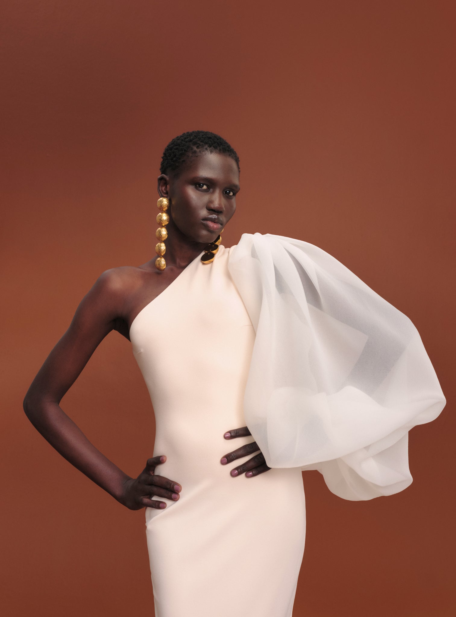 The Hudson Maxi Dress in Ivory