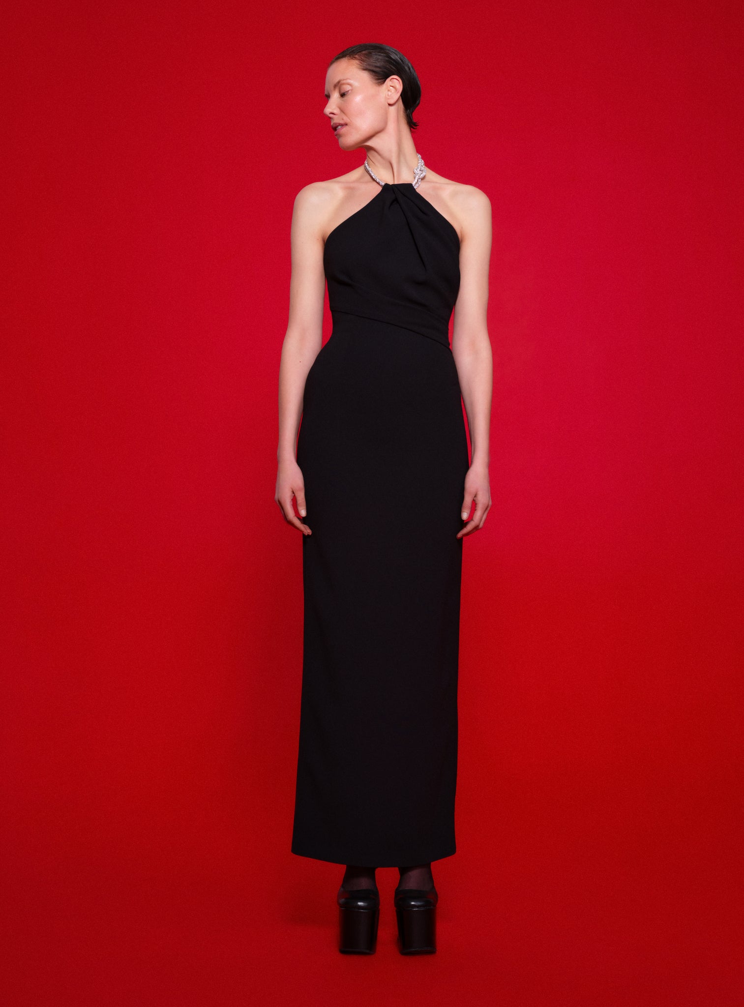 The Riva Maxi Dress in Black