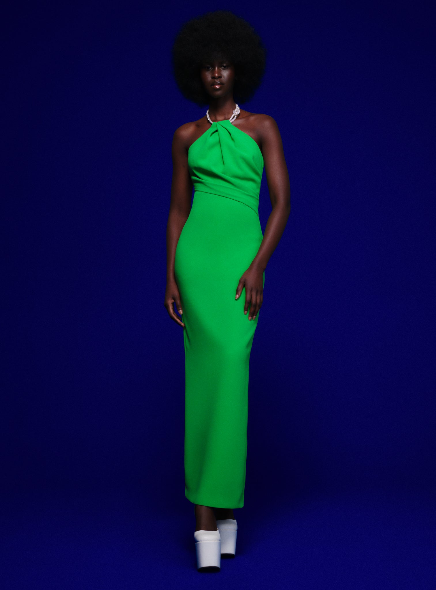 The Riva Maxi Dress in Green – Solace London