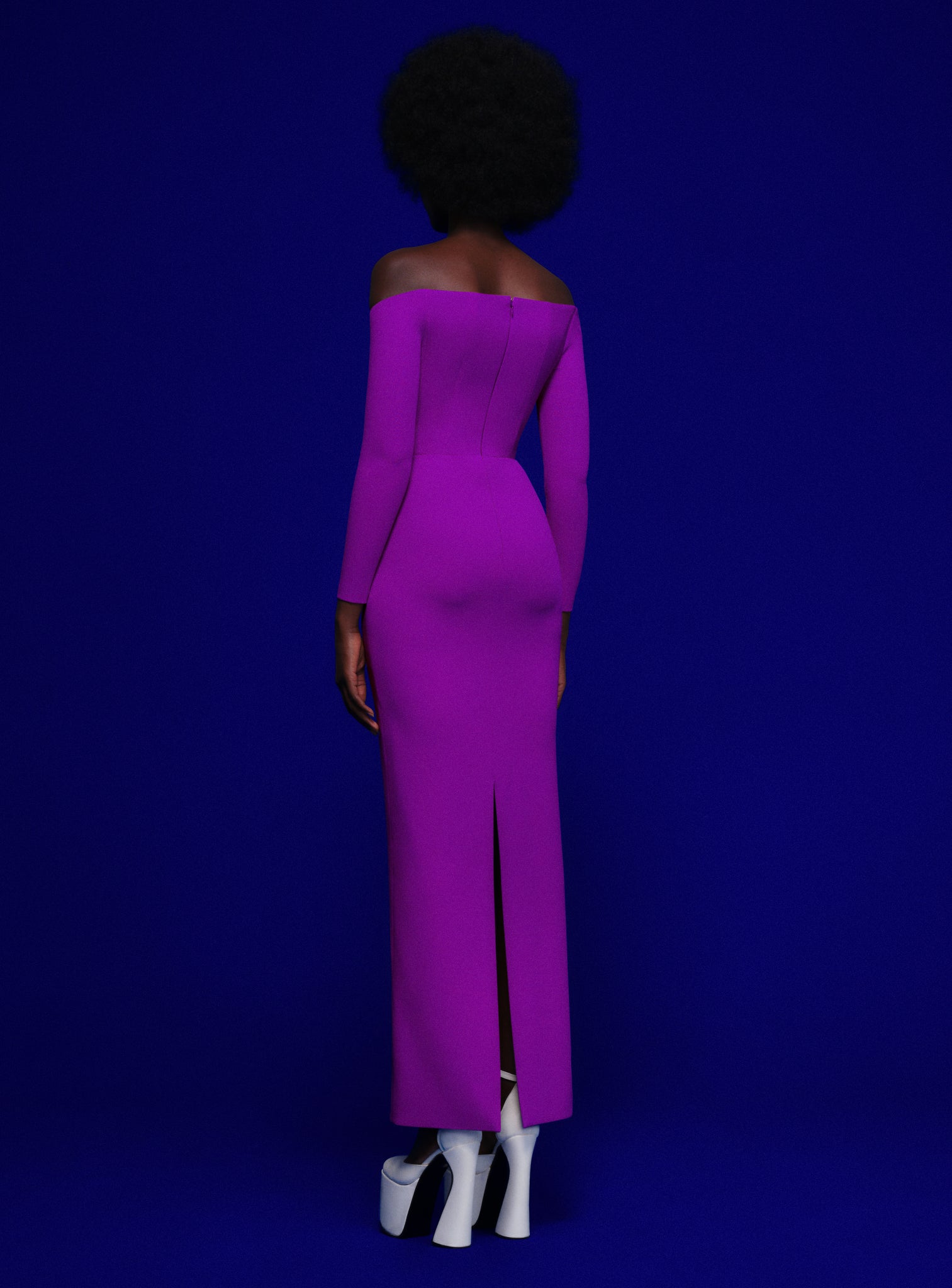 The Kae Maxi Dress in Purple