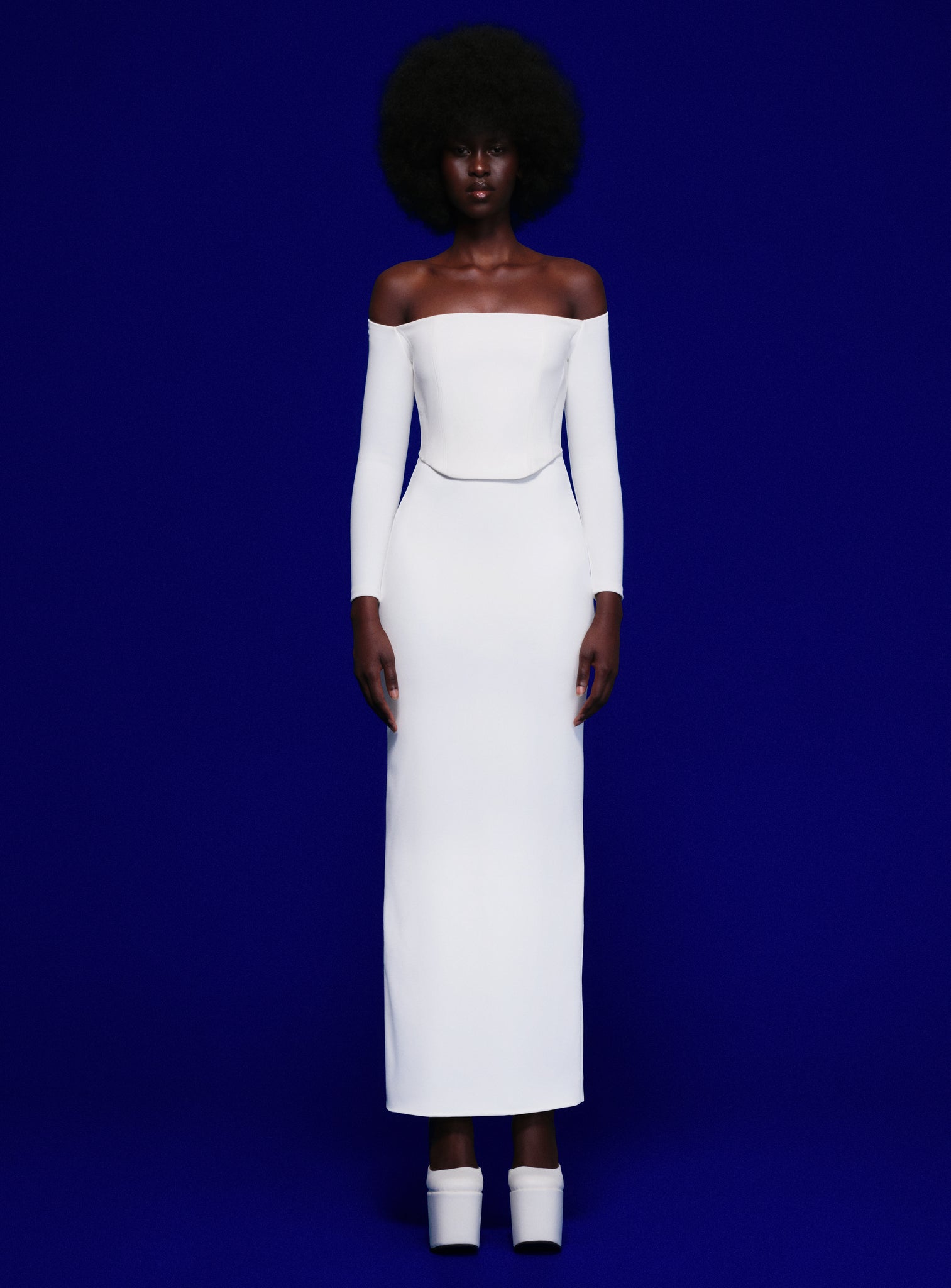The Kae Maxi Dress in Cream