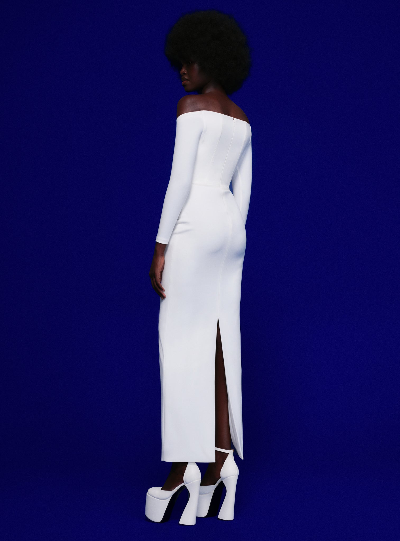 The Kae Maxi Dress in Cream Solace London