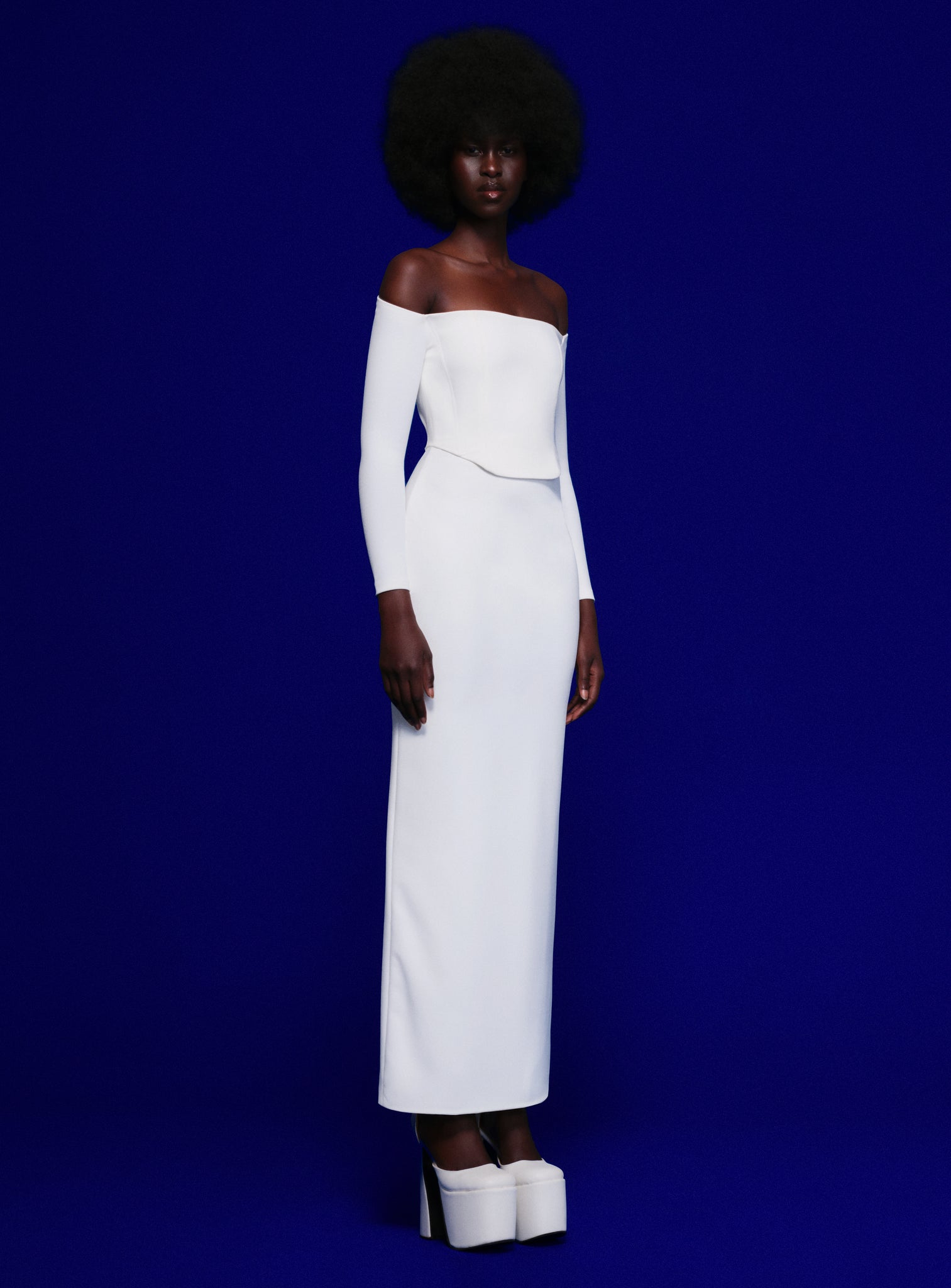 The Kae Maxi Dress in Cream