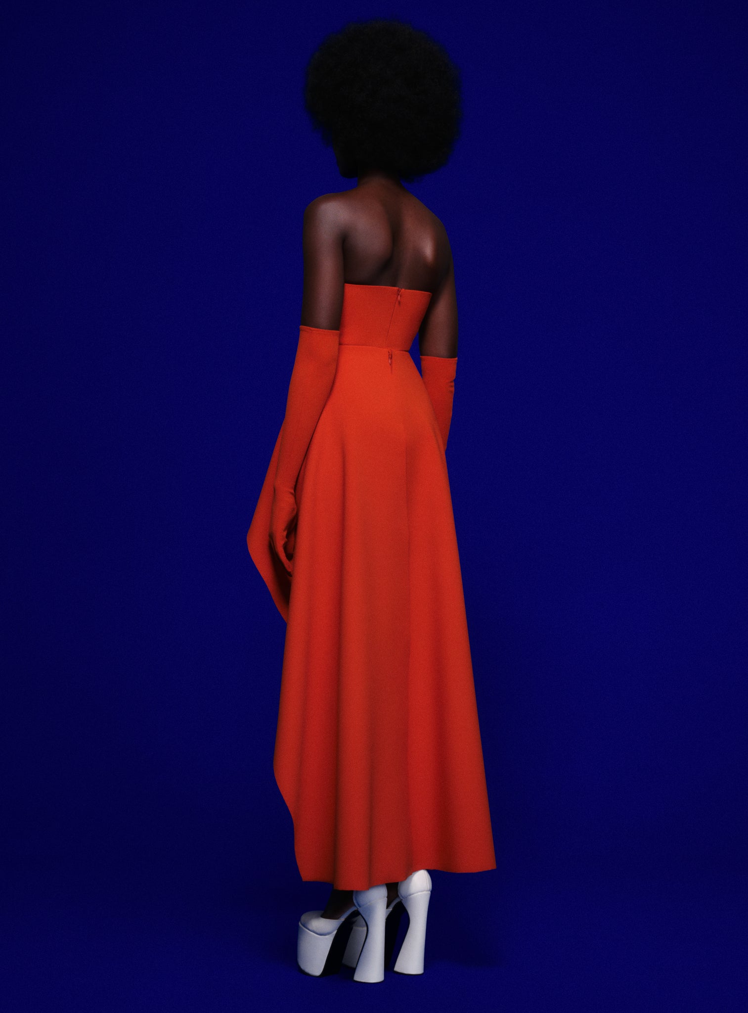 The Omara Maxi Dress in Copper