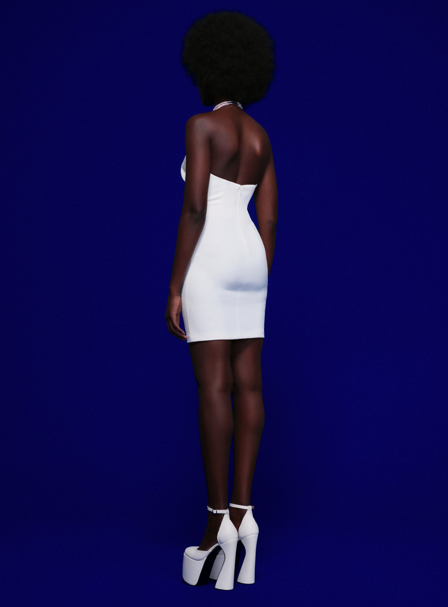 The Kami Mini Dress in Cream