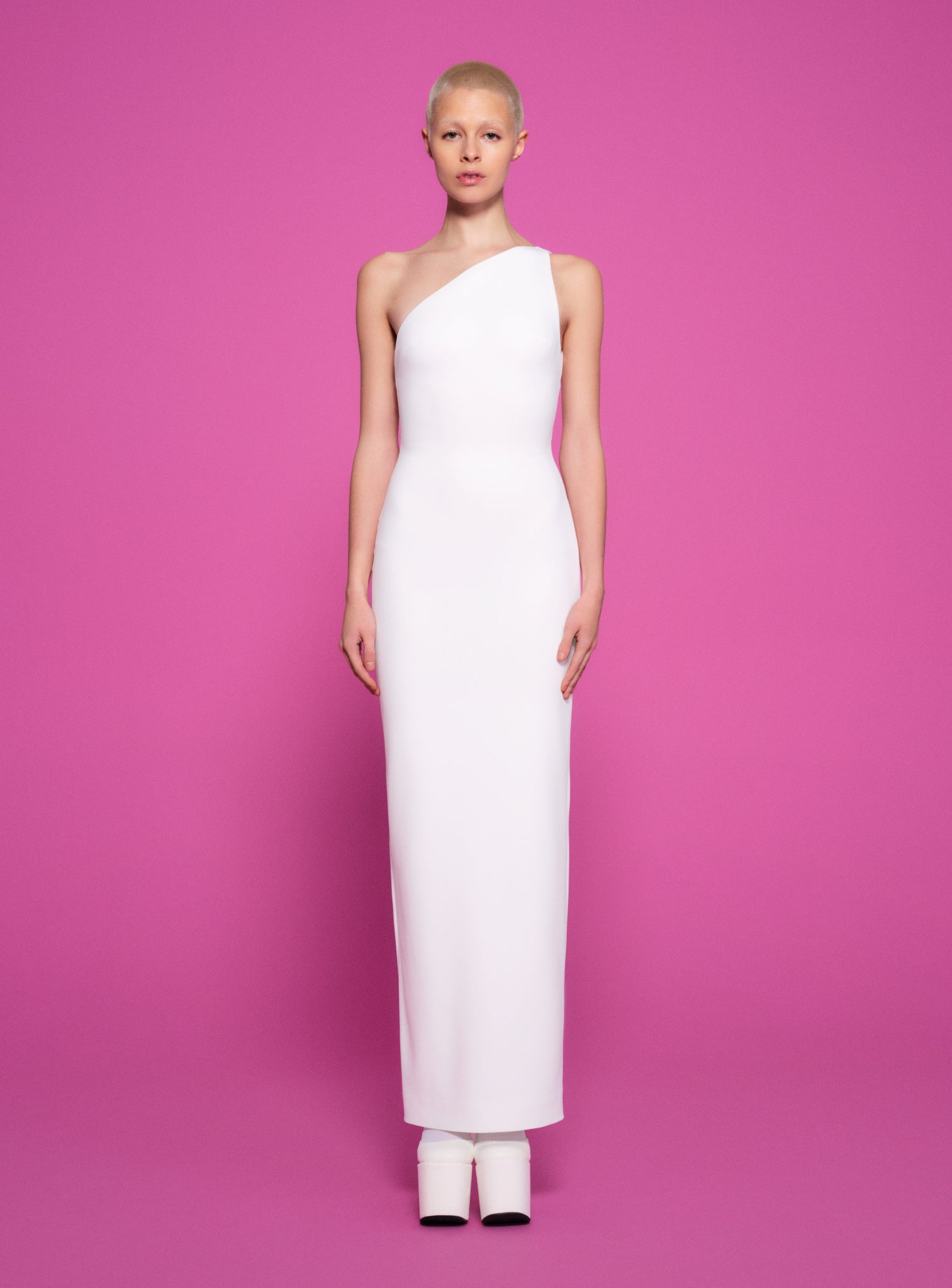 The Nadina Maxi Dress in Cream