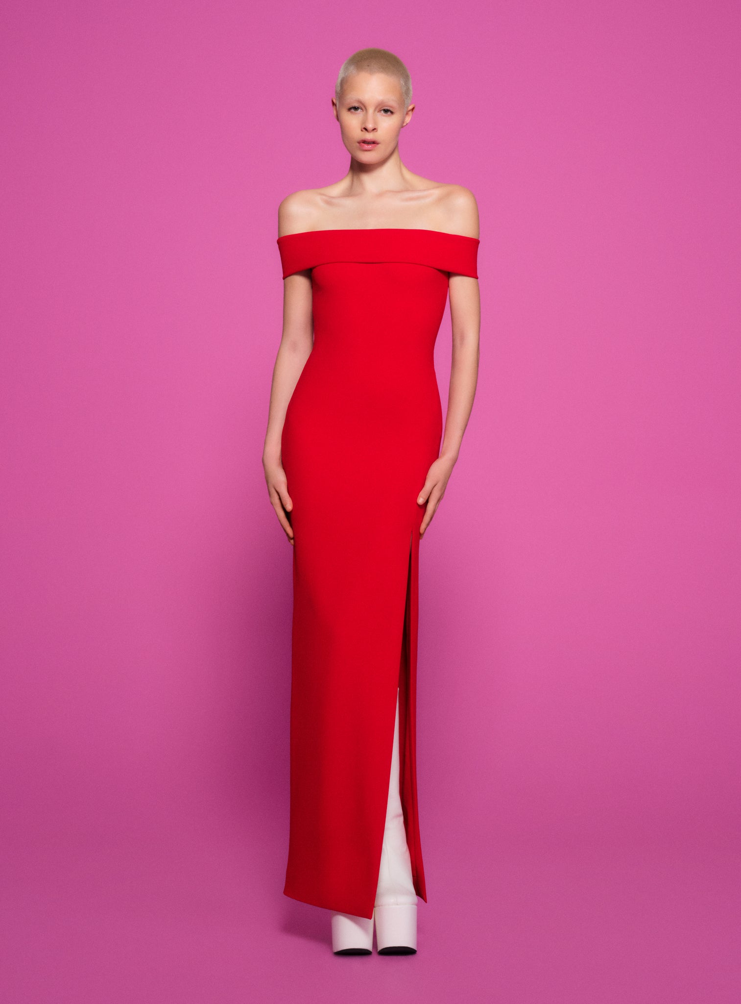 The Martina Maxi Dress in Red – Solace London - Main Image