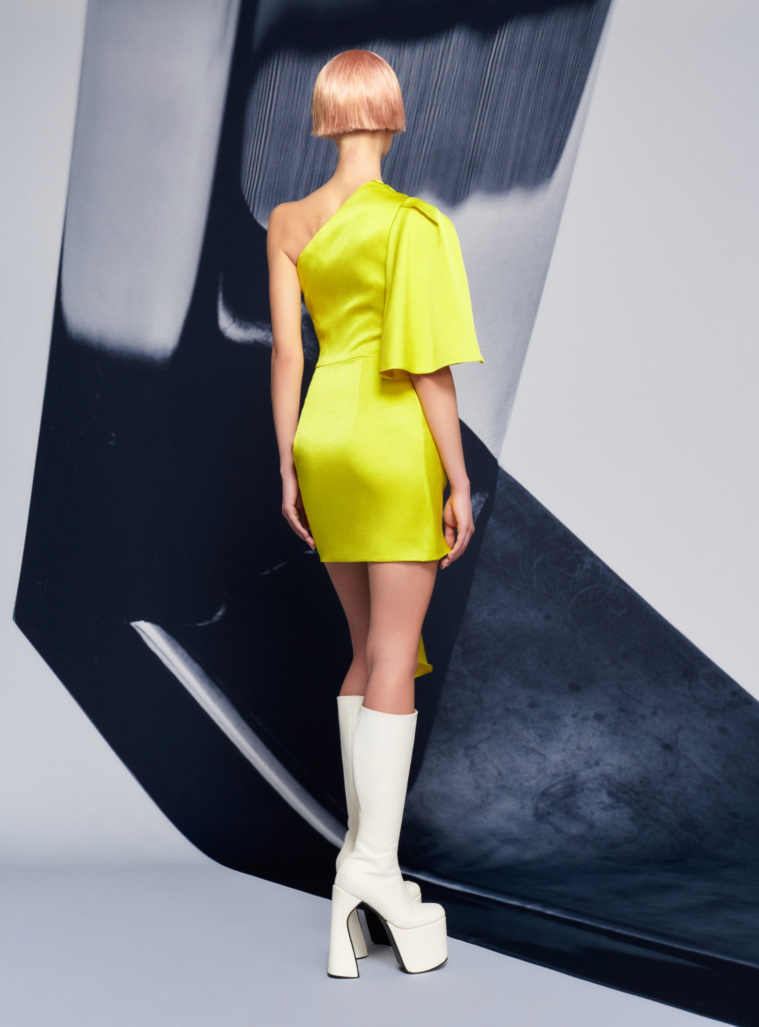 The Marcie Mini Dress in Citrus
