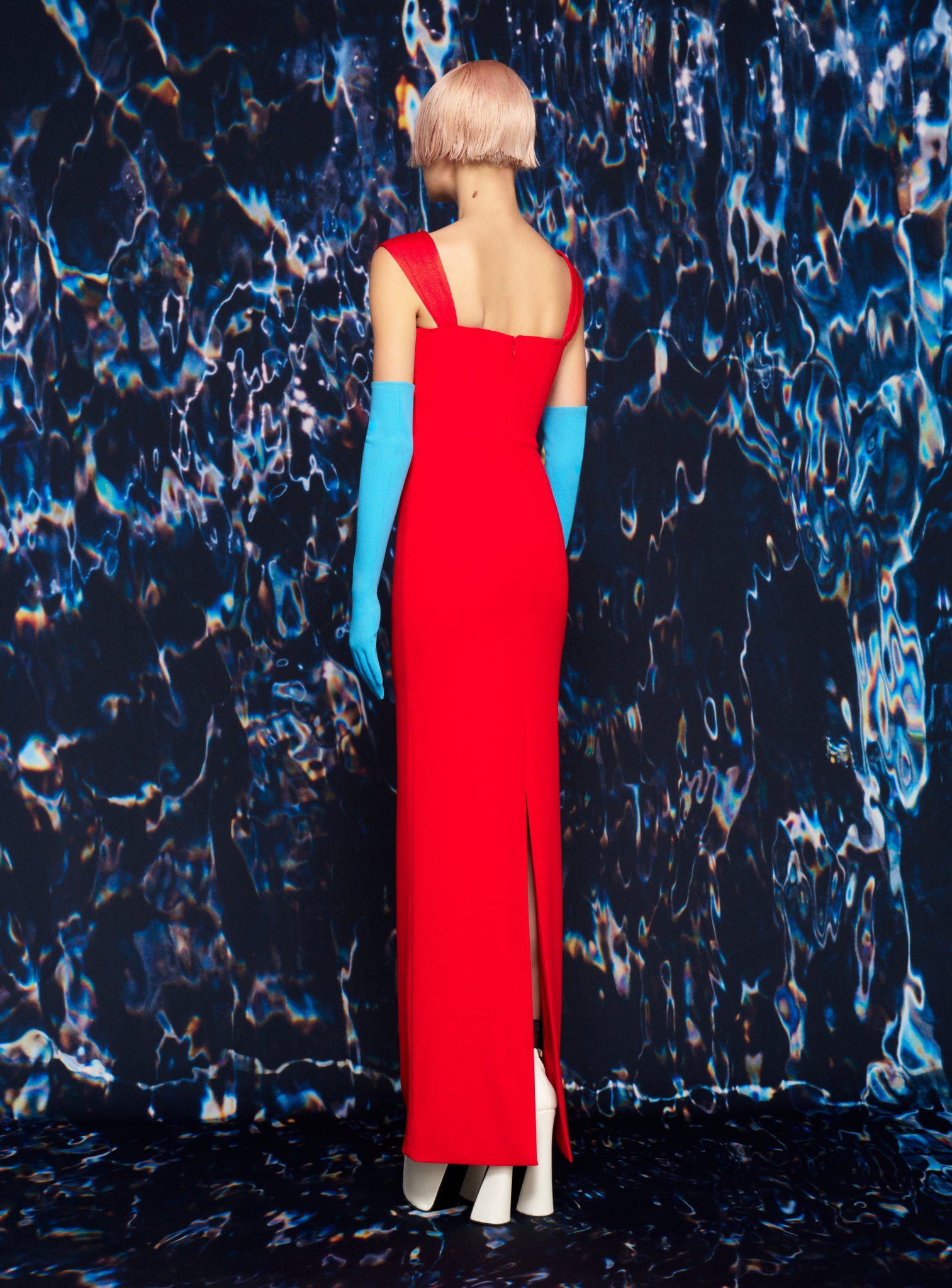 The Calluna Maxi Dress in Red