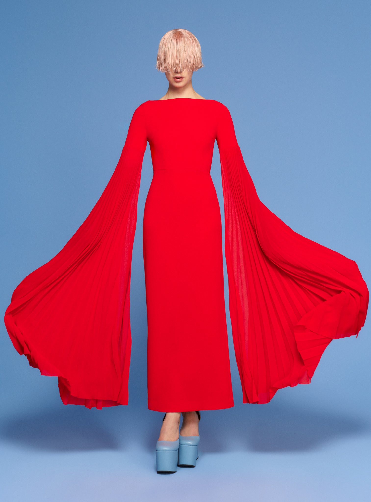 The Grace Maxi Dress in Red