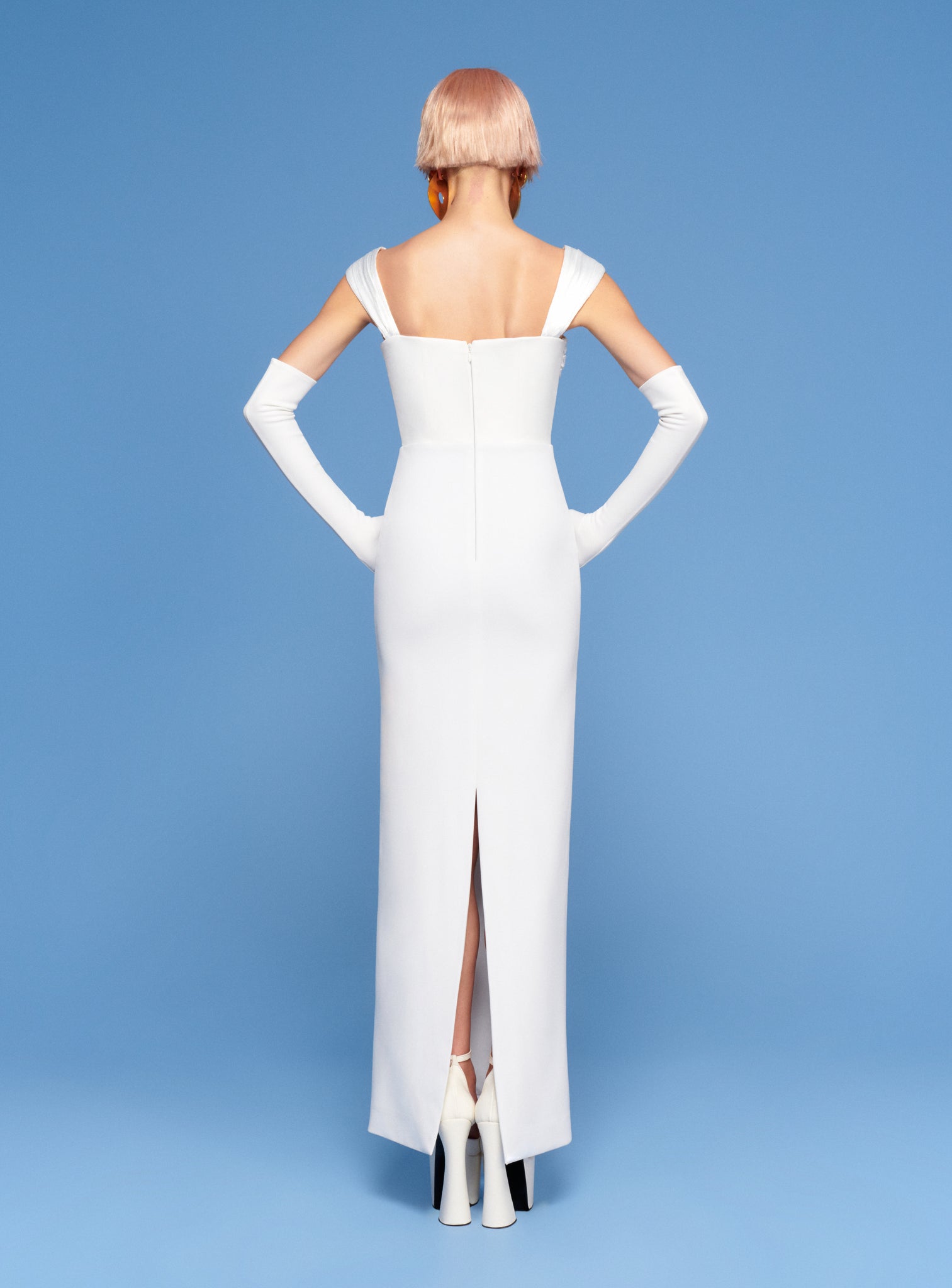 The Calluna Maxi Dress in Cream