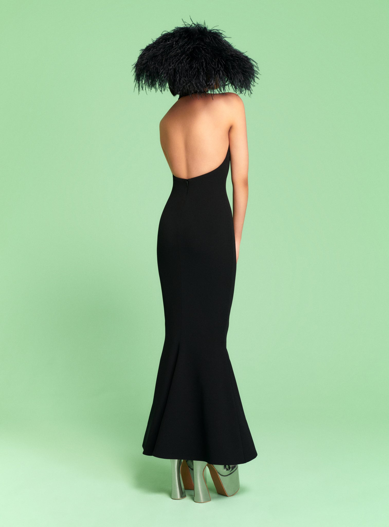 The Lula Midi Dress in Black