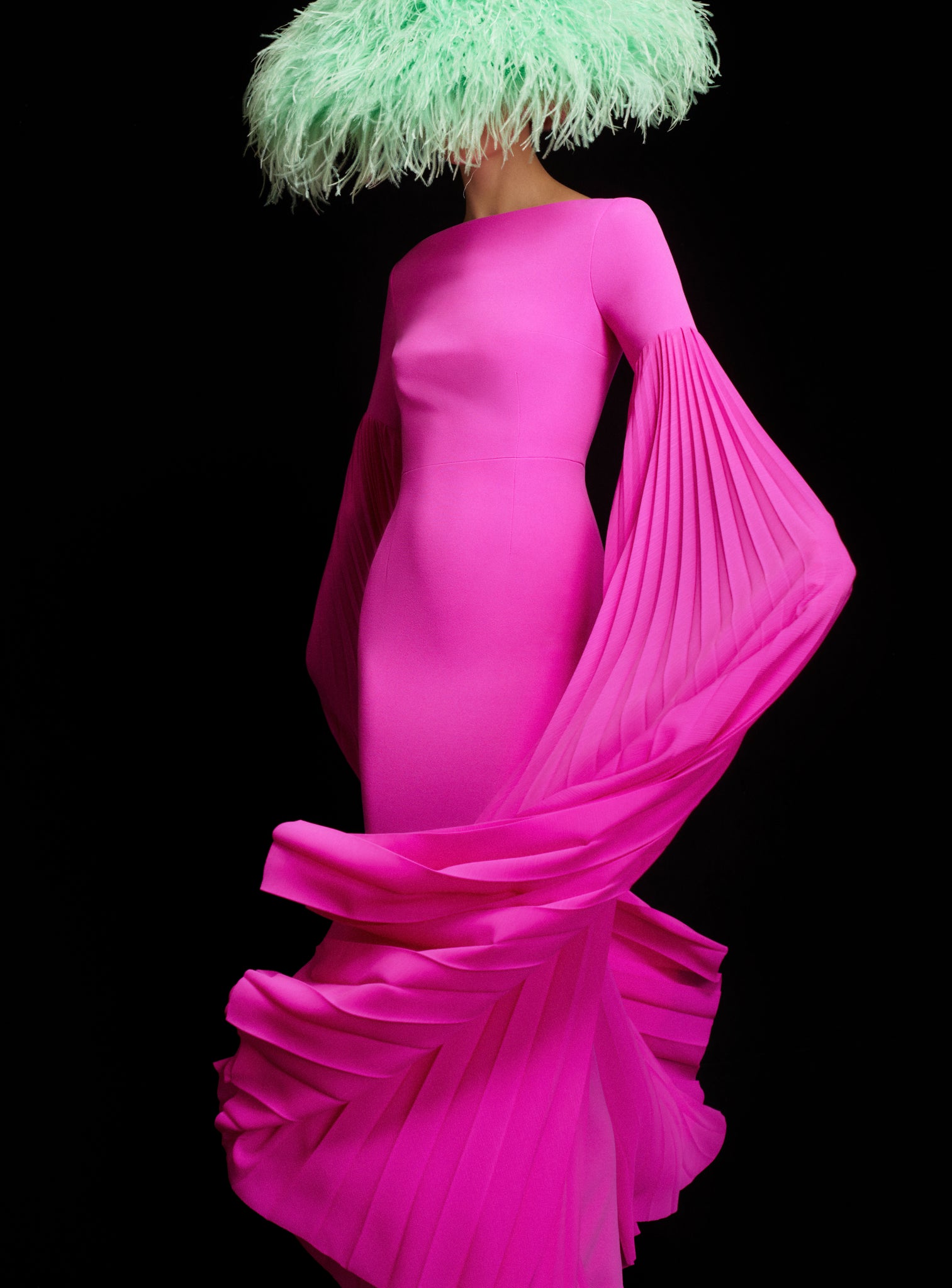 The Grace Maxi Dress in Fuchsia