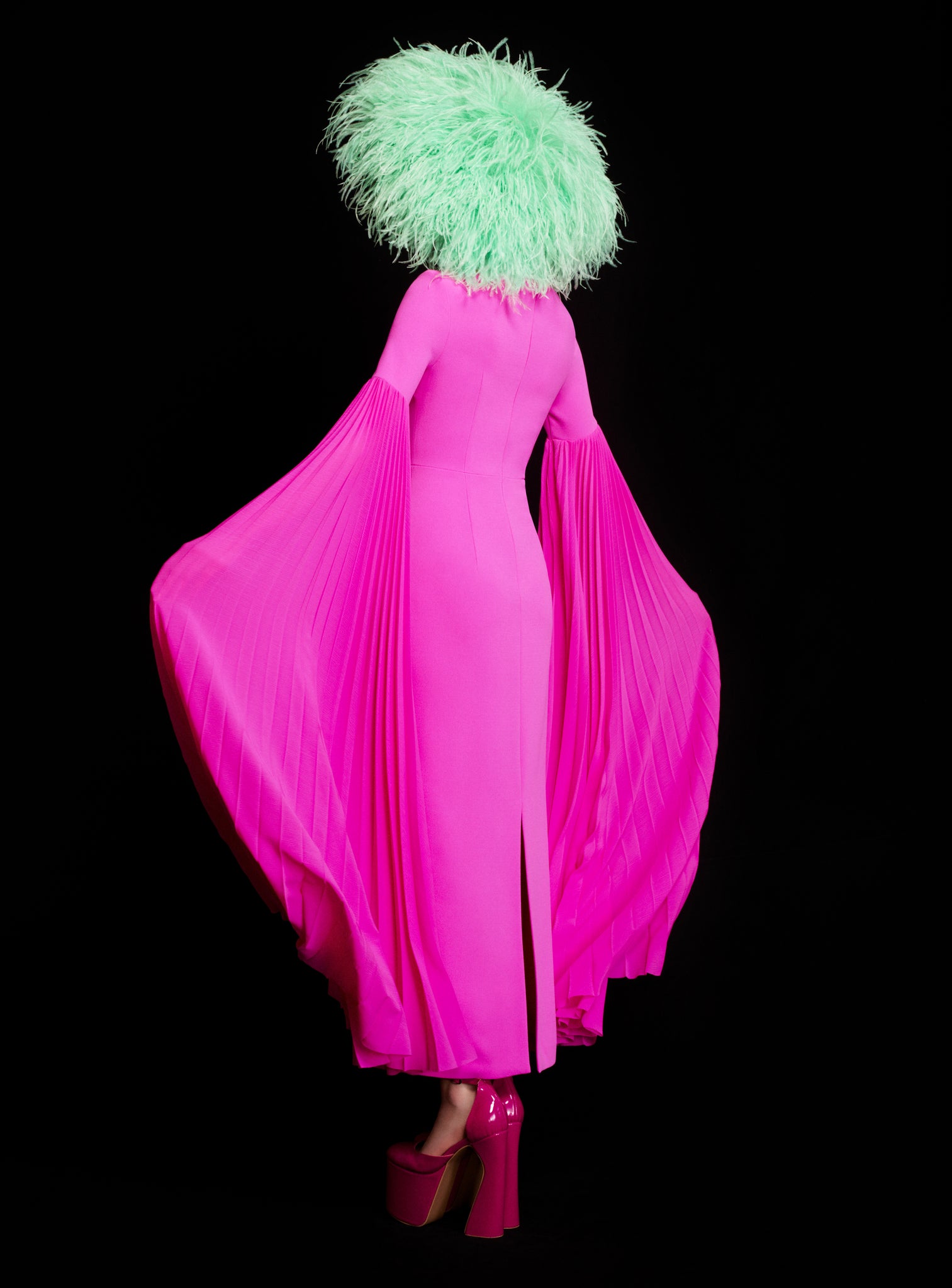 The Grace Maxi Dress in Fuchsia