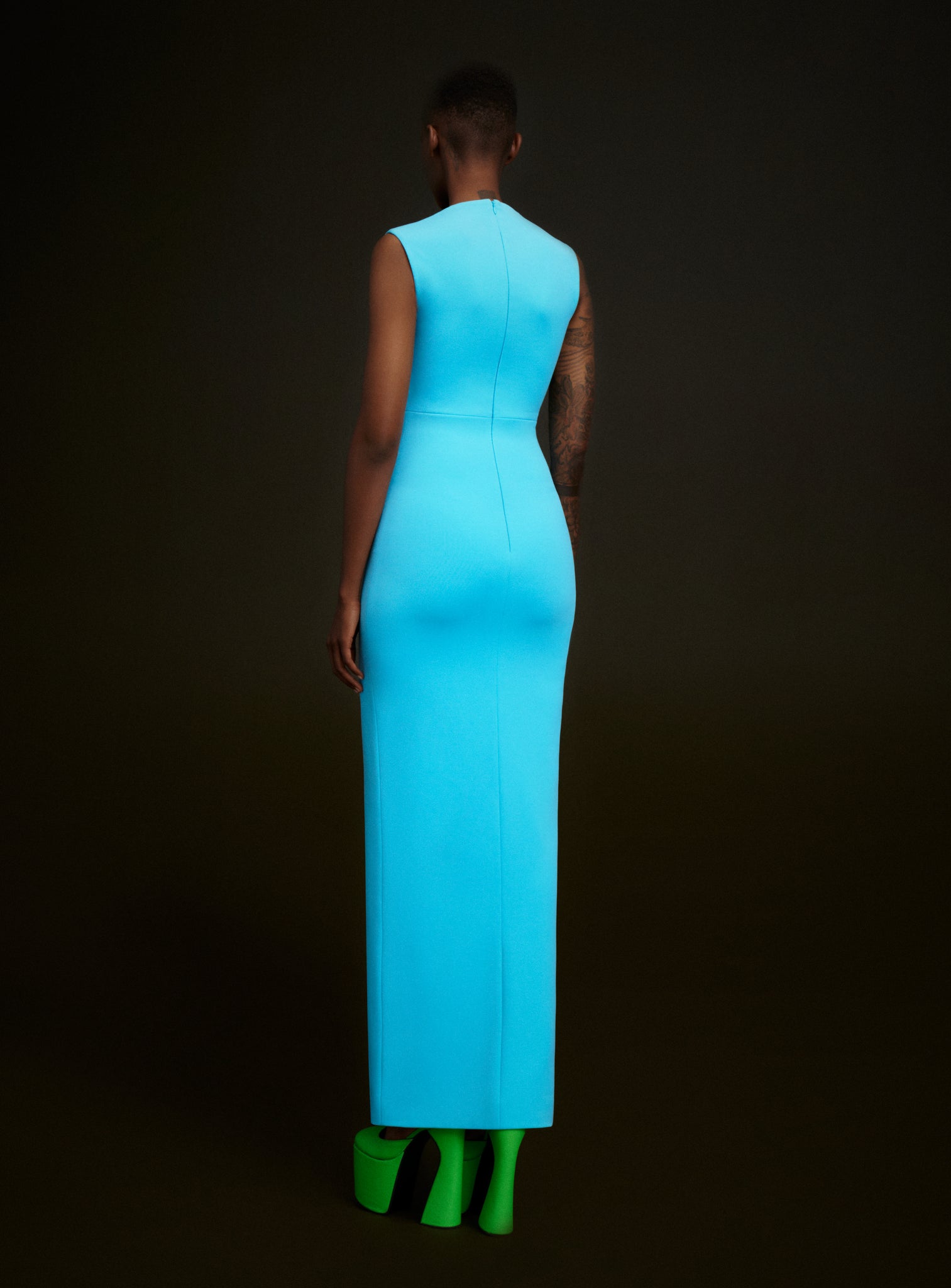 The Sofia Maxi Dress in Blue
