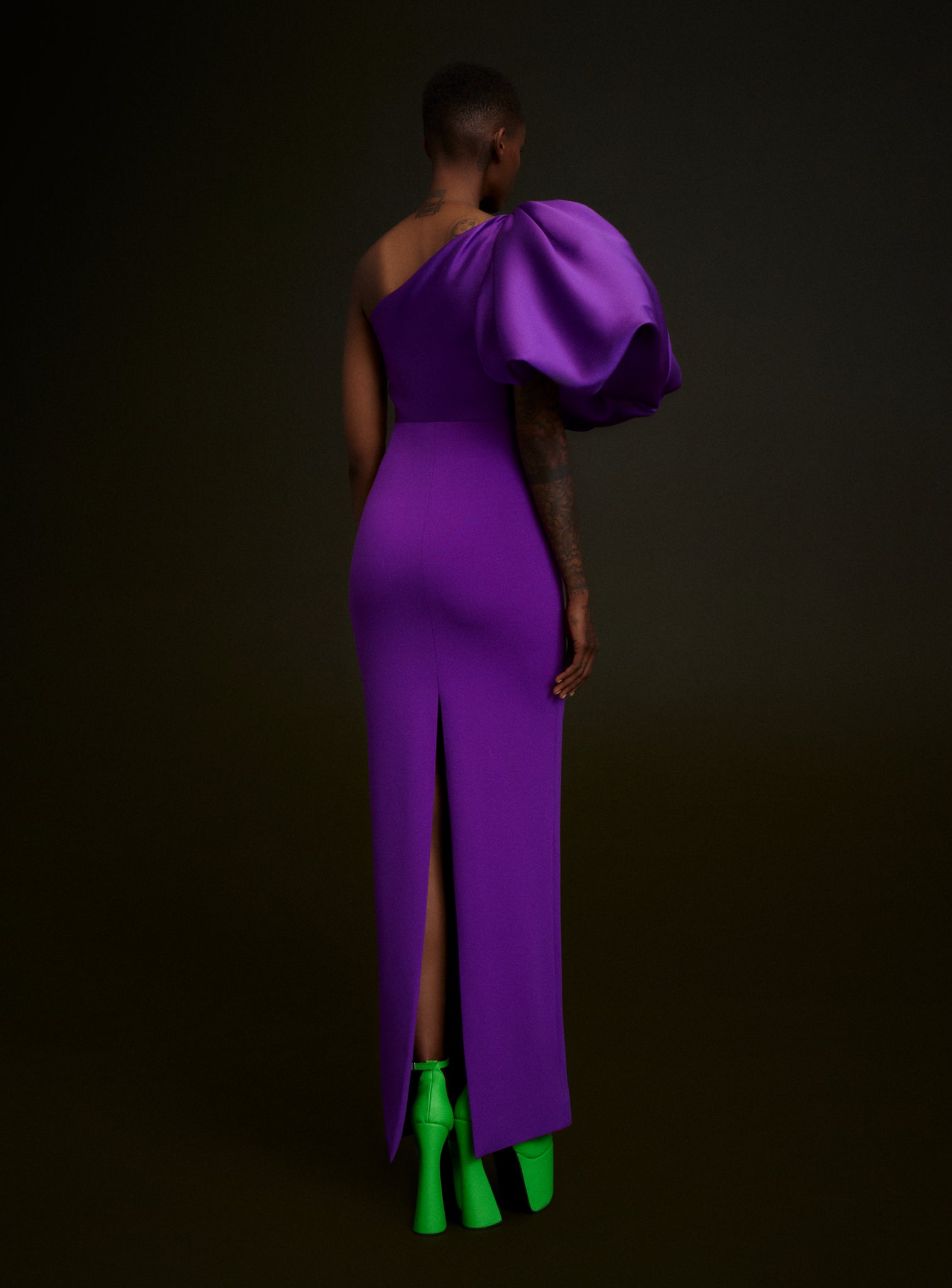 The Karli Maxi Dress in Purple