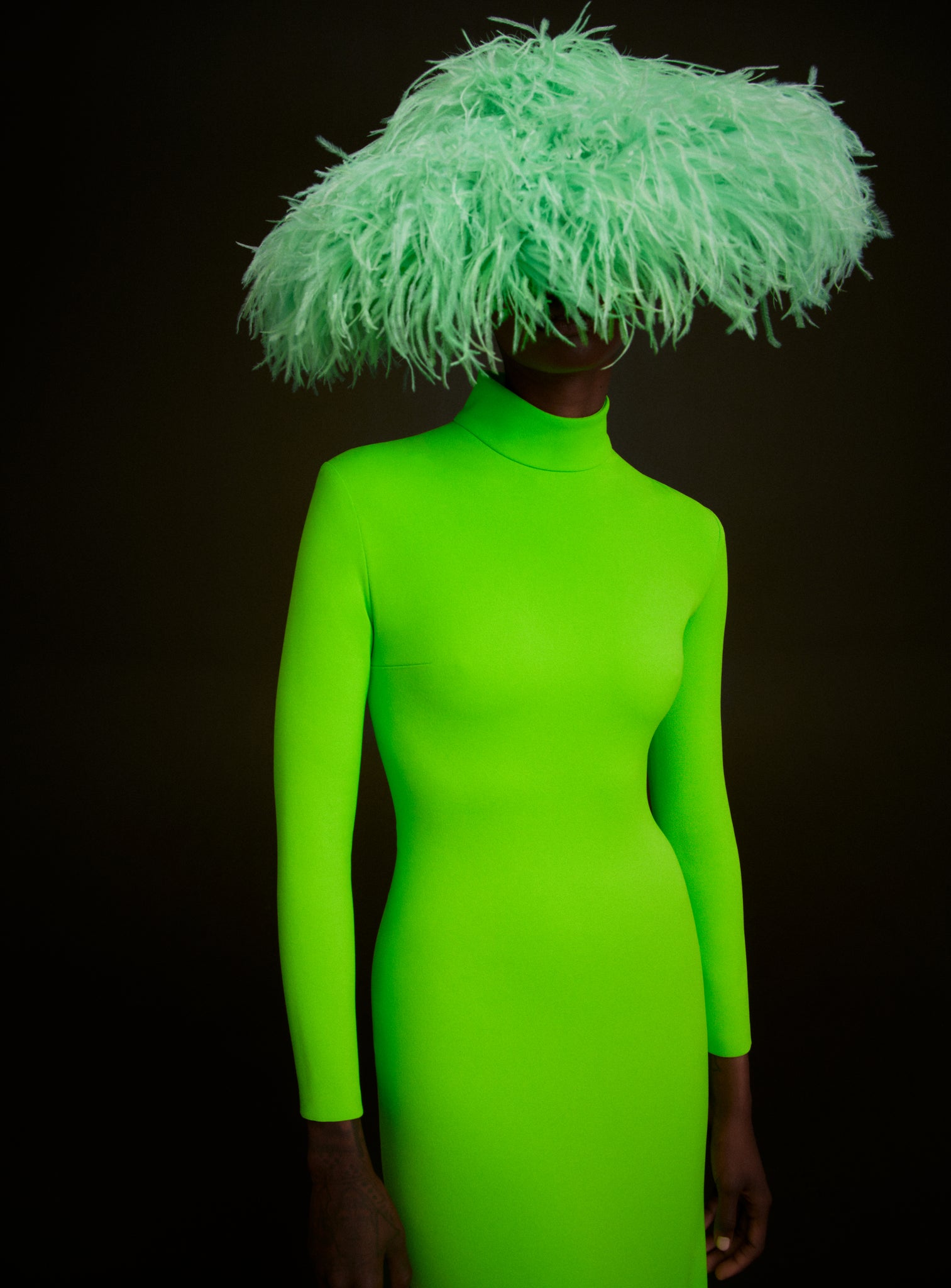 The Vivienne Maxi Dress in Lime