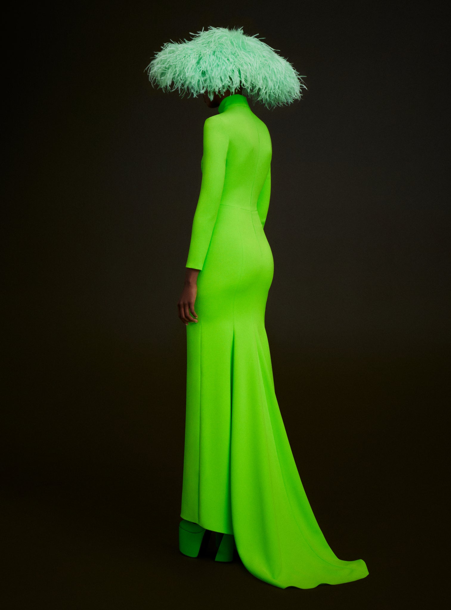 The Vivienne Maxi Dress in Lime