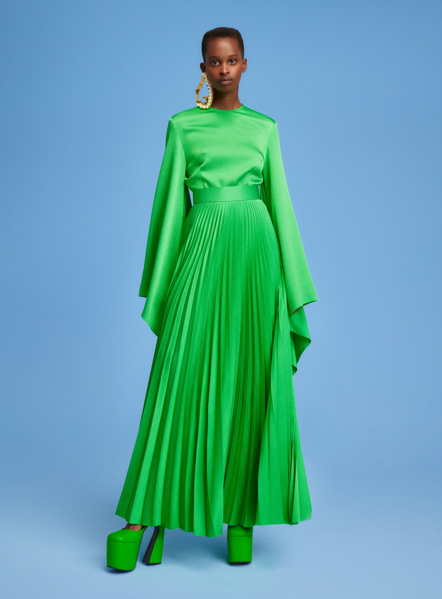The Sage Maxi Dress in Green