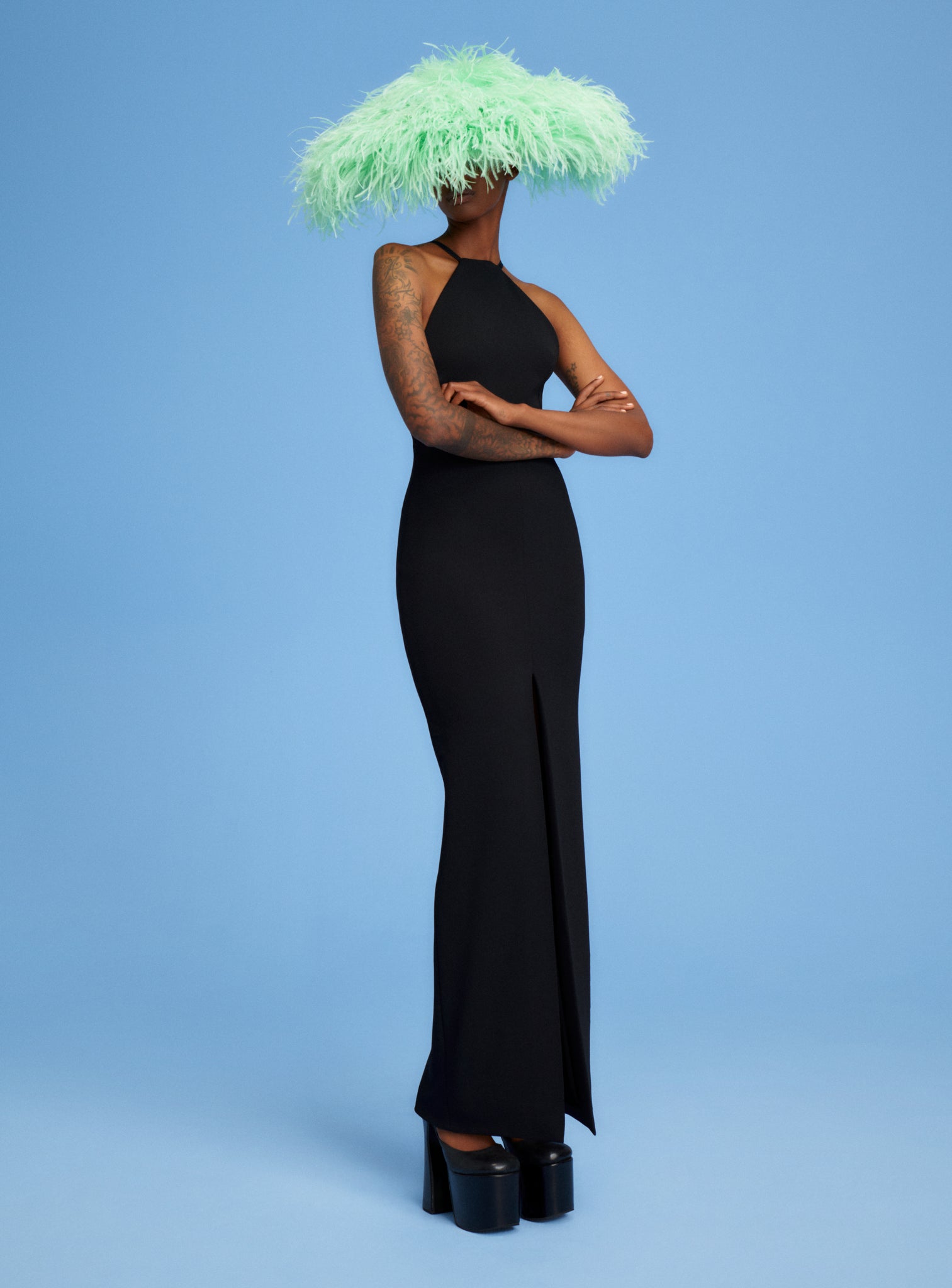 The Lila Maxi Dress in Black