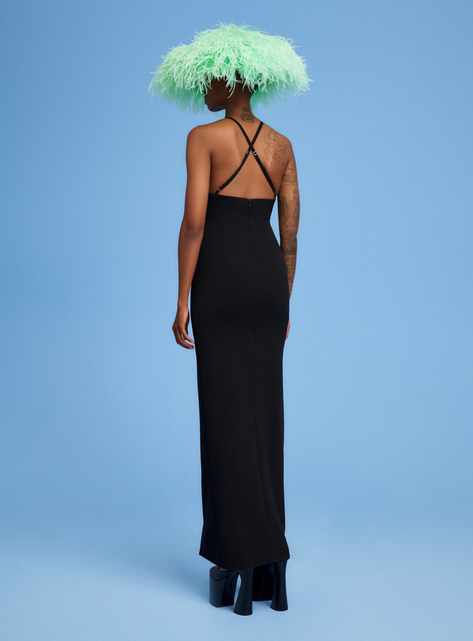 The Lila Maxi Dress in Black