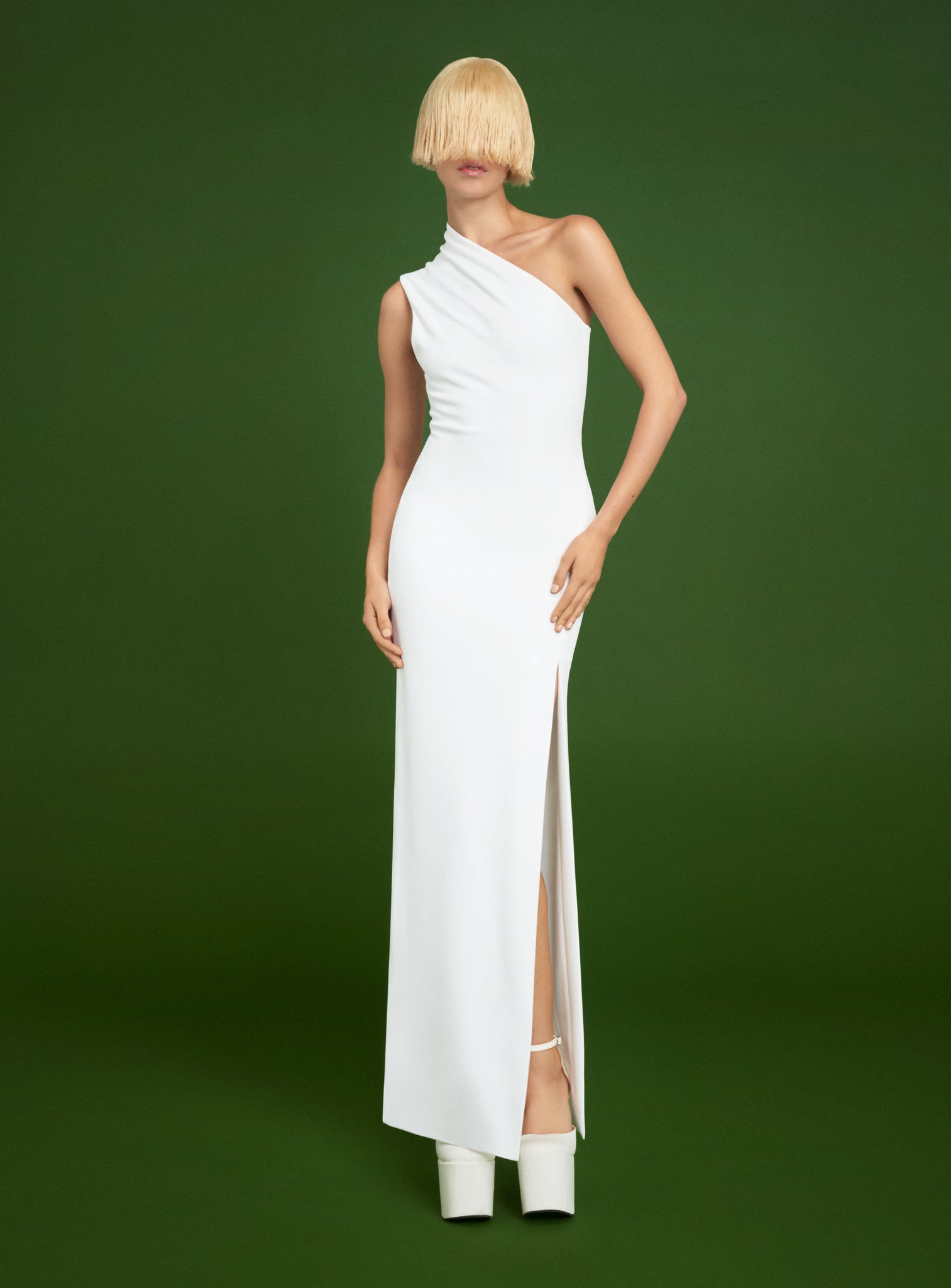 The Averie Maxi Dress in Cream