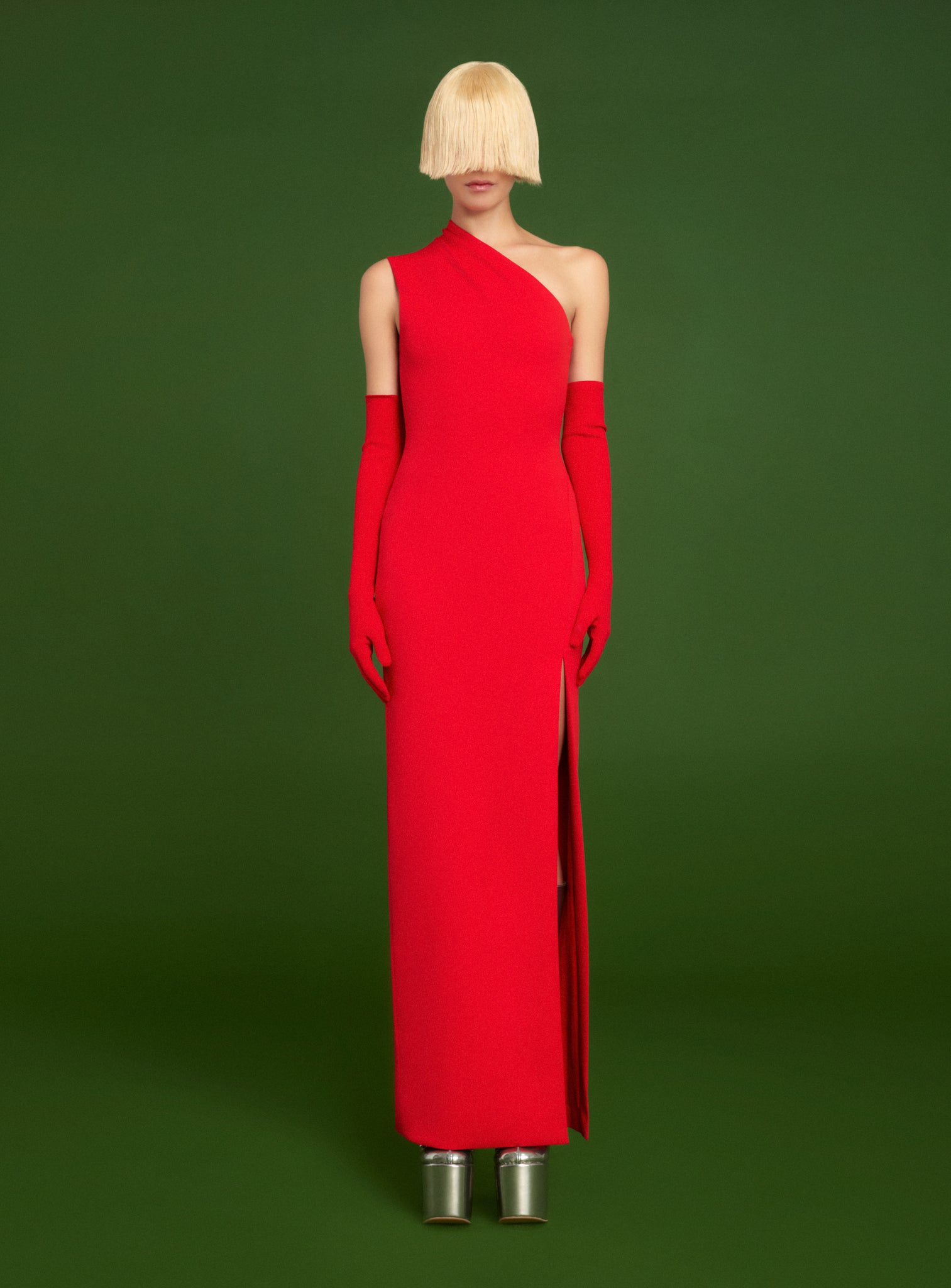 The Averie Maxi Dress in Red