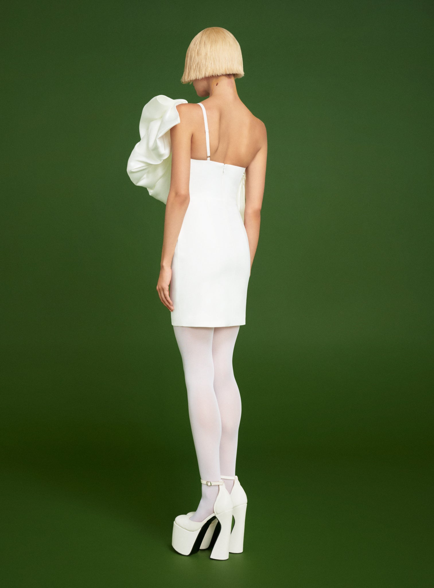 The Finley Mini Dress in Cream