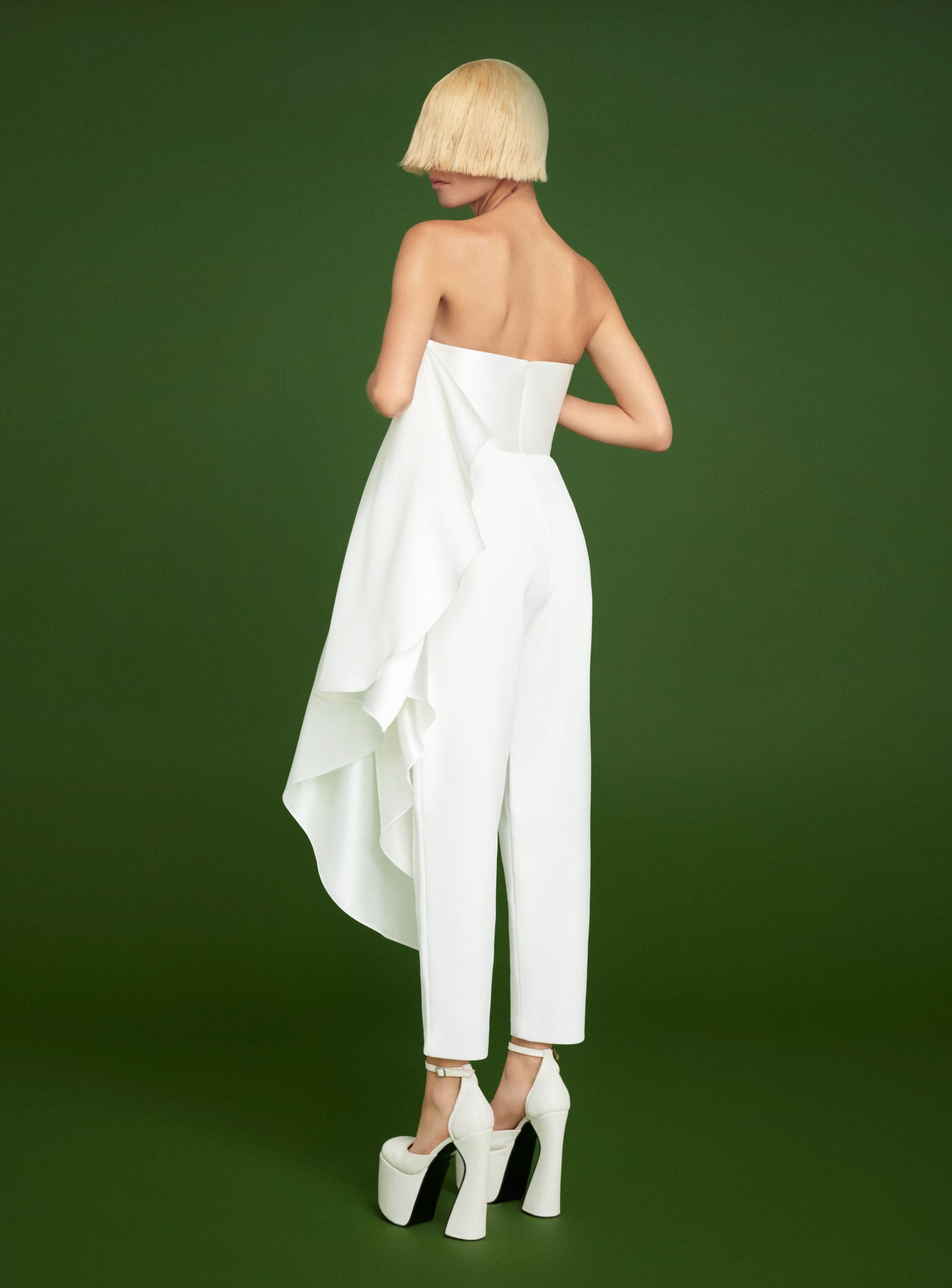 The Arlo Jumpsuit in Cream
