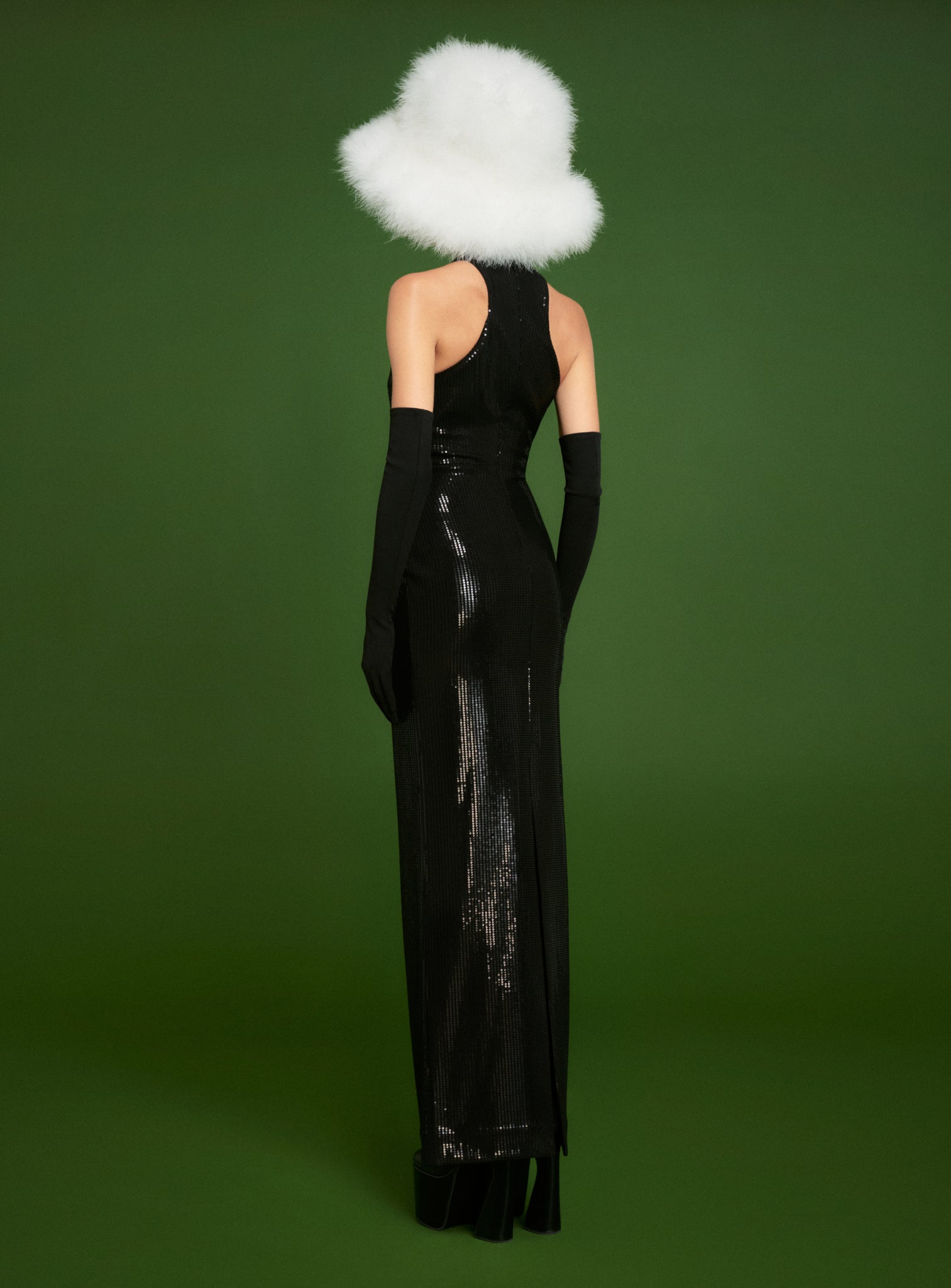 The Winona Maxi Dress in Black