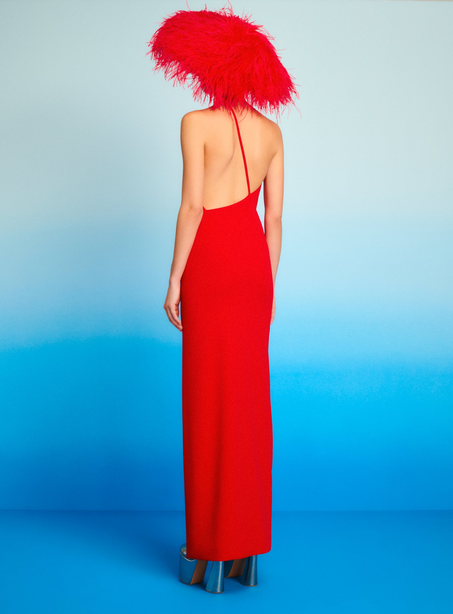 The Petch Maxi Dress in Red