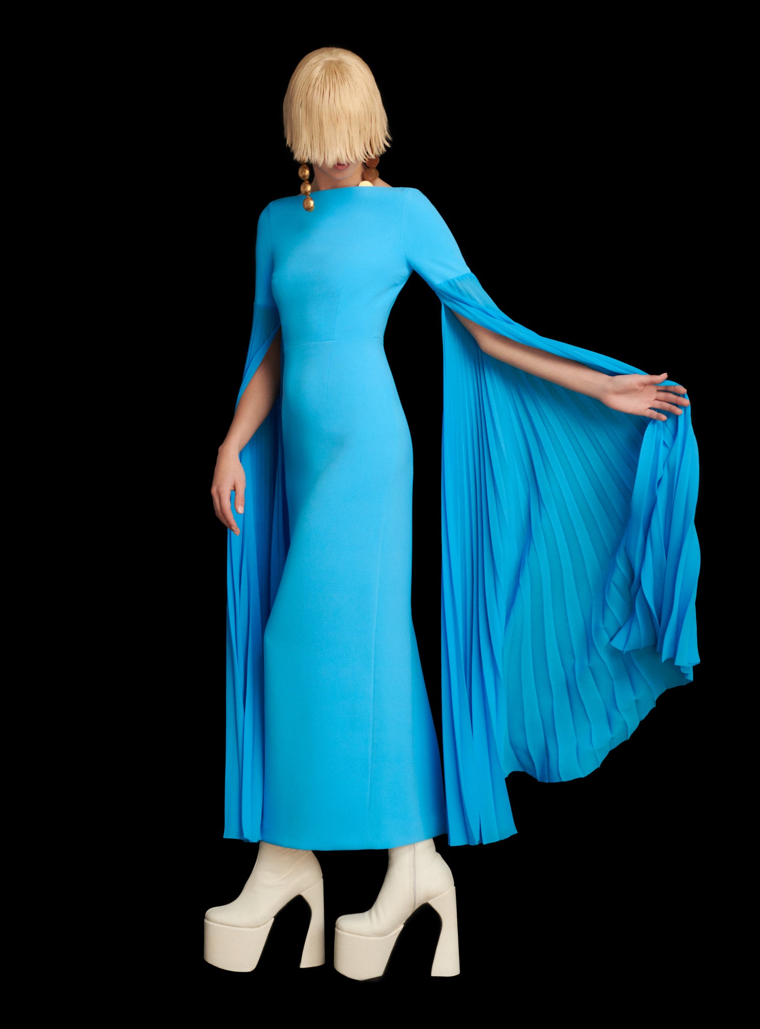 The Grace Maxi Dress in Blue