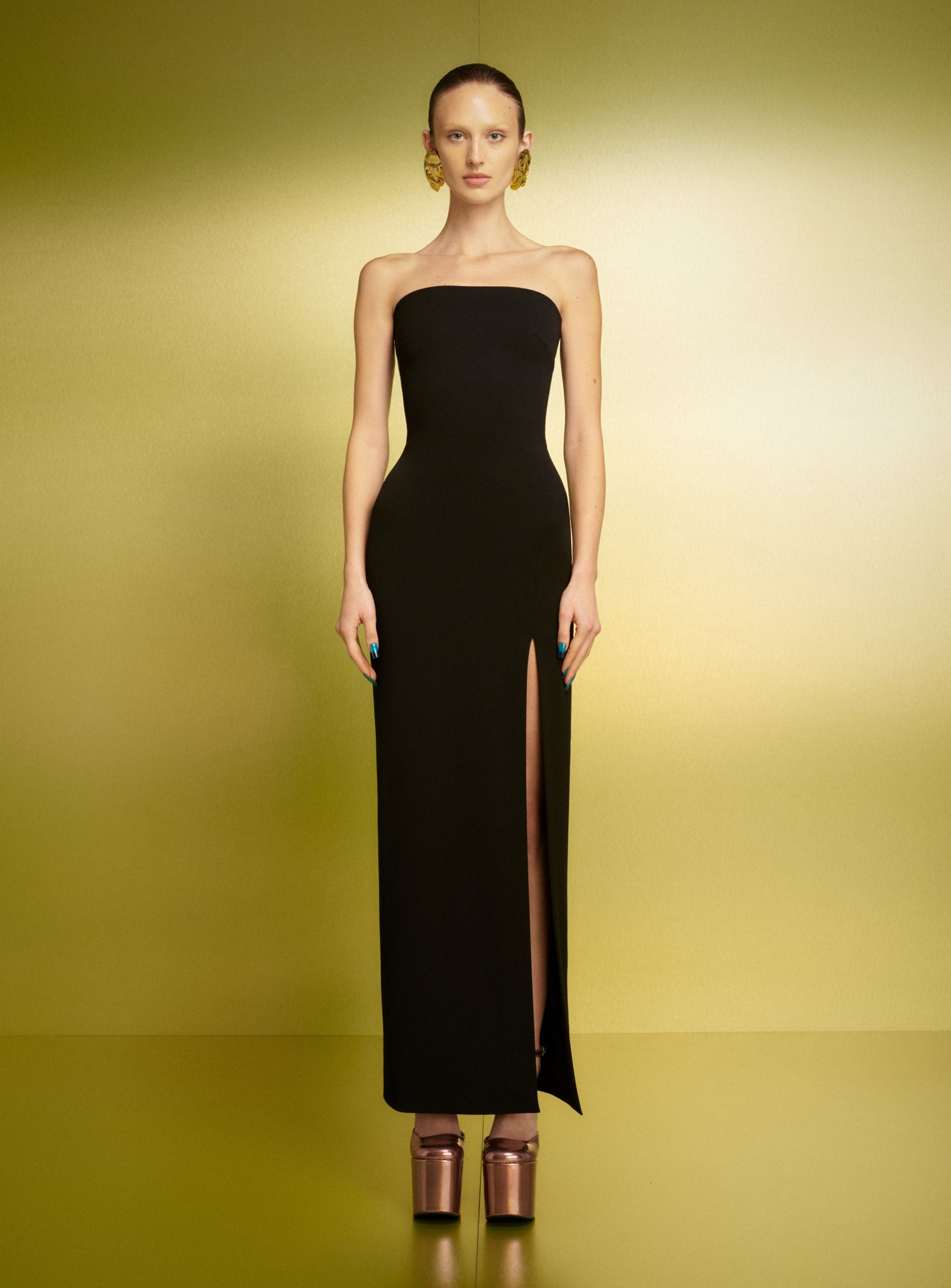 The Zora Maxi Dress in Black